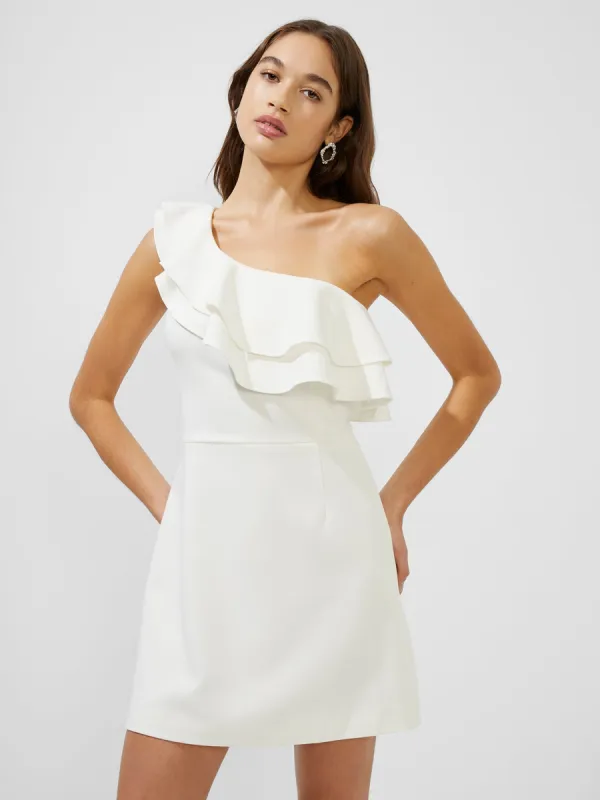 Whisper Asymmetric Ruffle Dress sold by French Connection