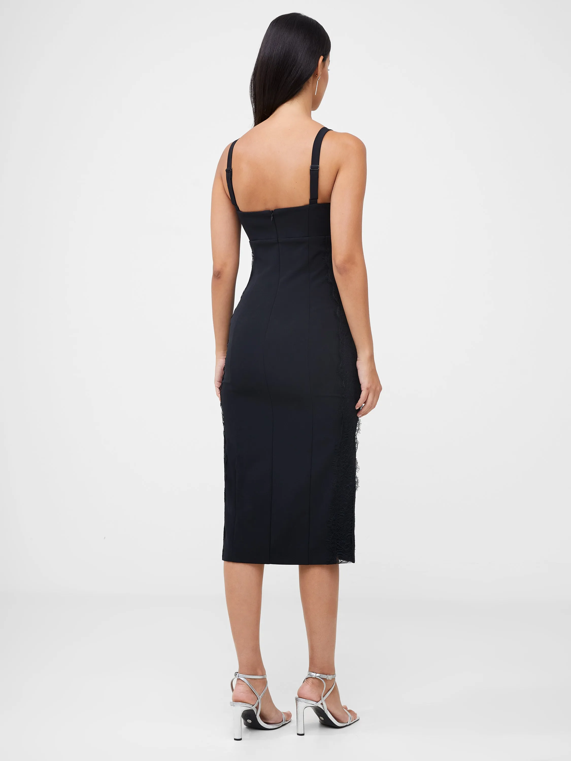 Echo Crepe Lace Dress sold by French Connection product image thumbnail 4