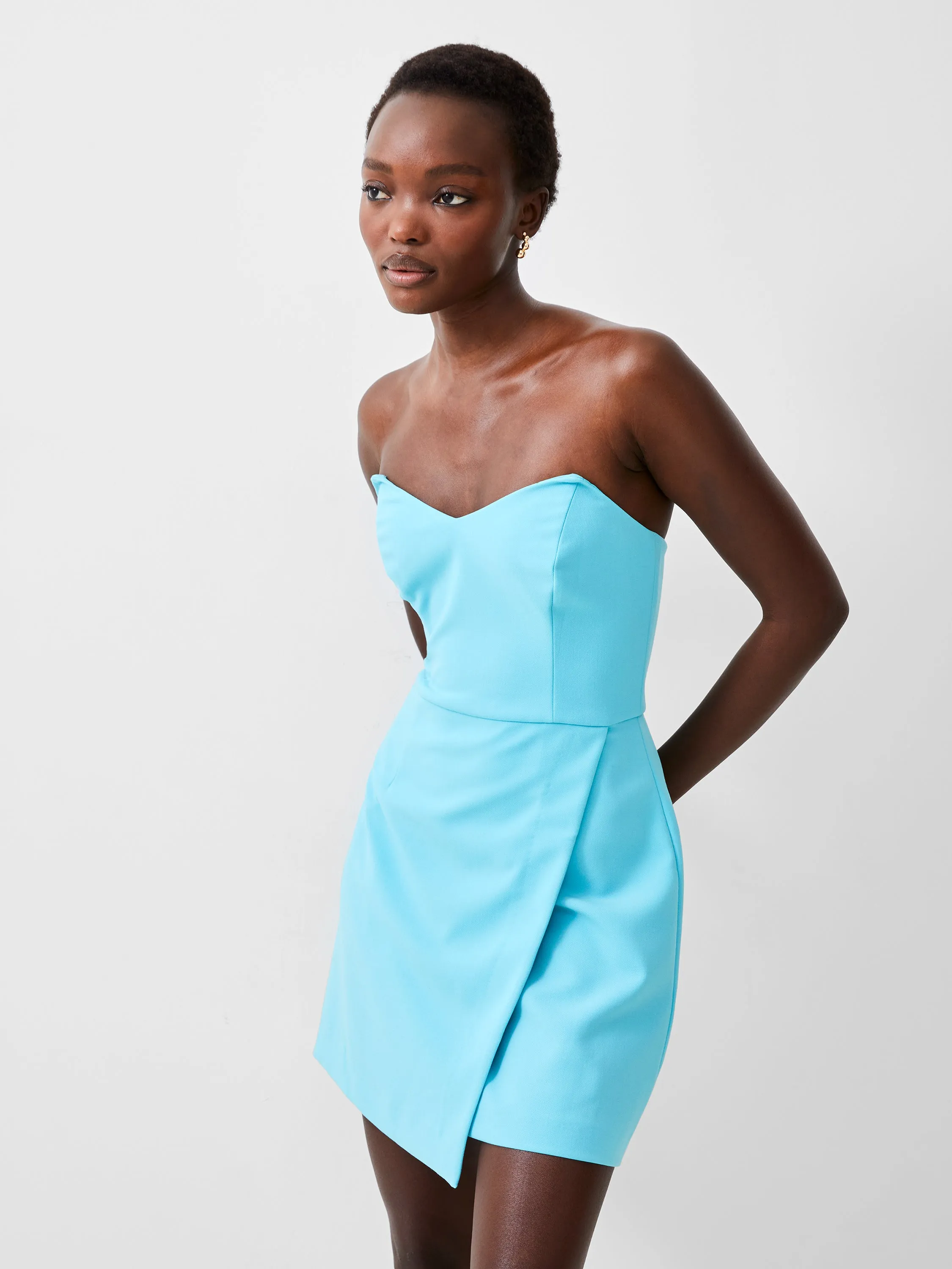 Whisper Strapless Envelope Dress sold by French Connection