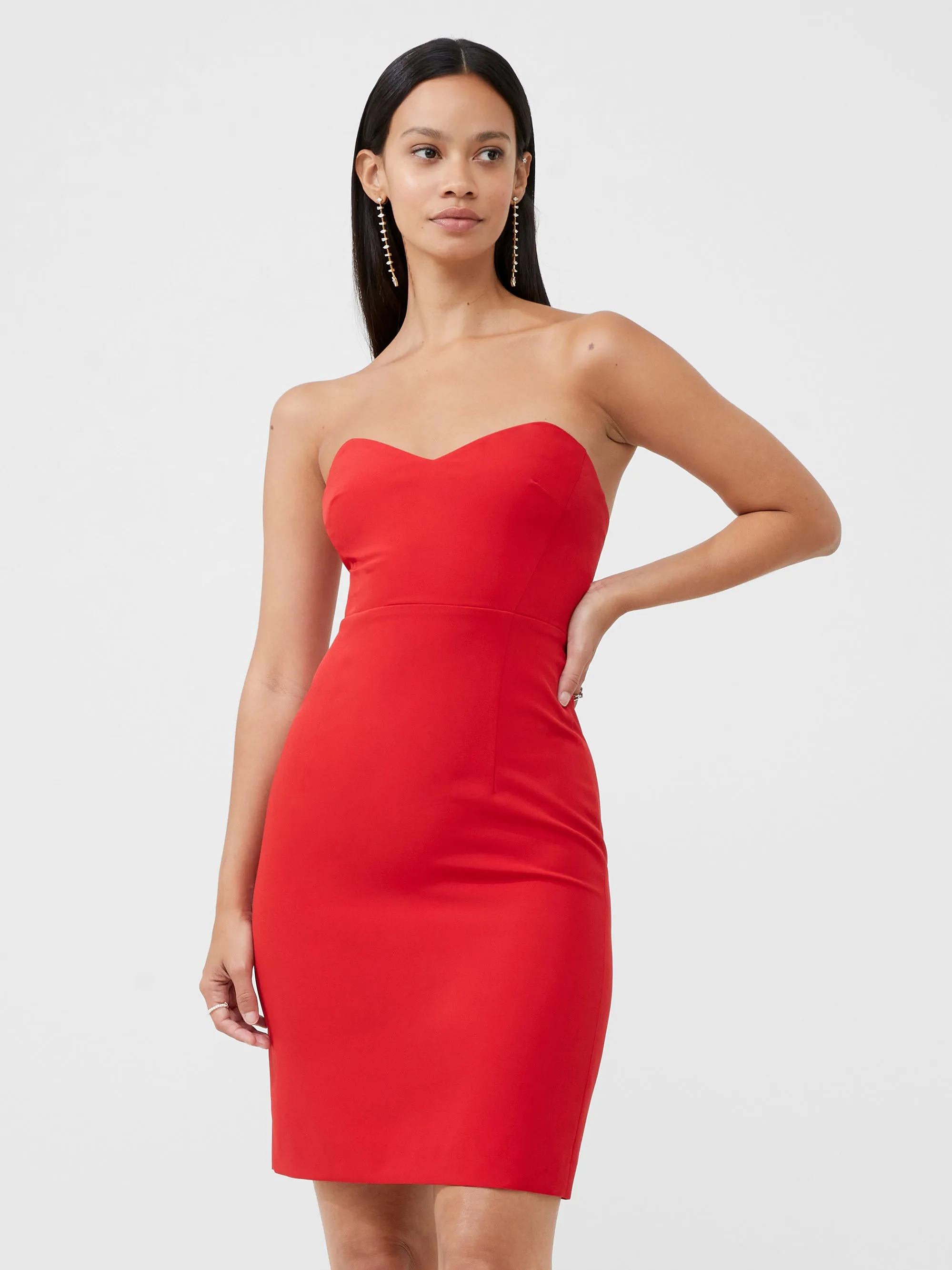 Echo Crepe Sweetheart Dress sold by French Connection product image thumbnail 2