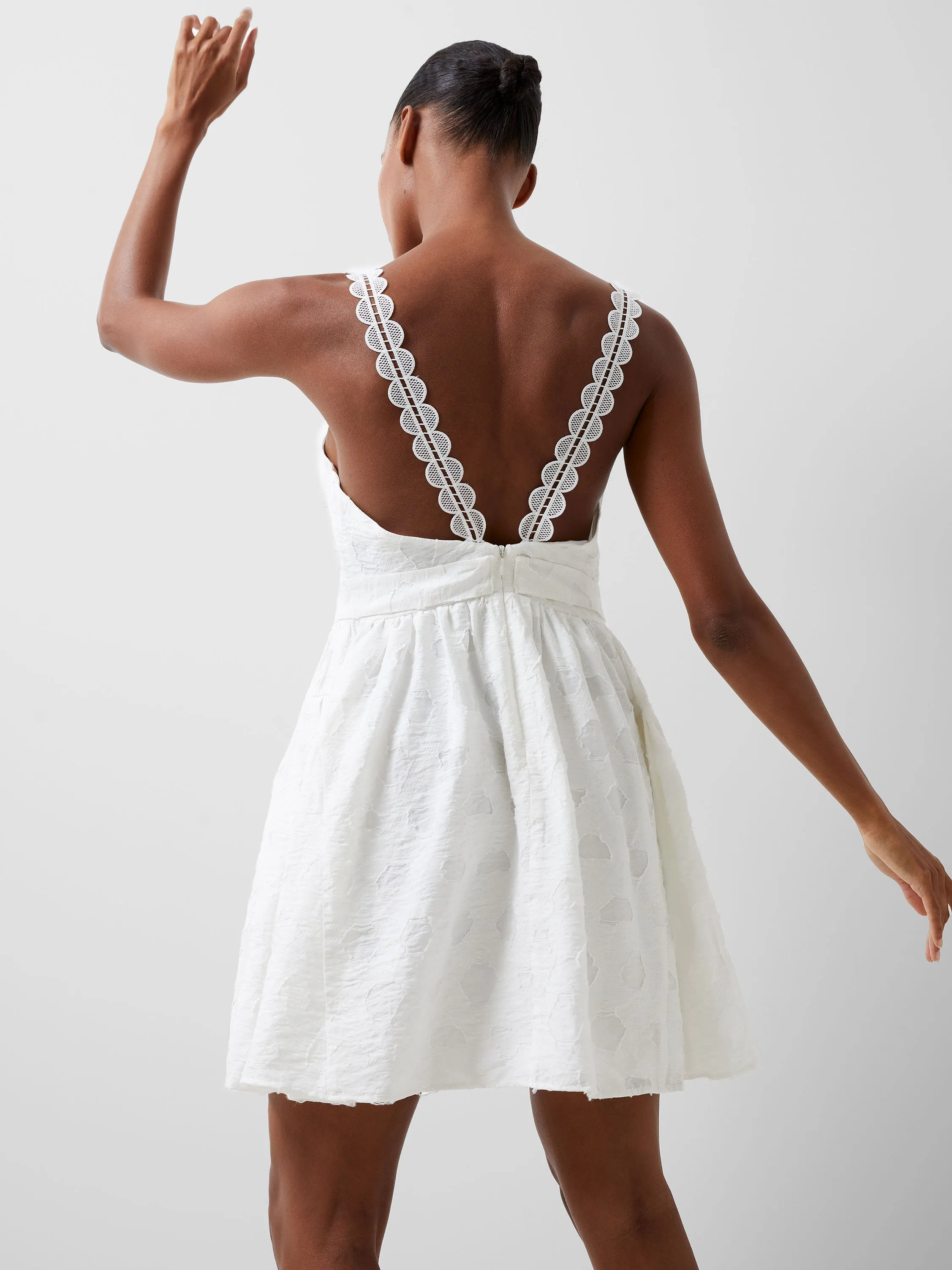 Freya Organza Burnout Dress sold by French Connection product image thumbnail 2