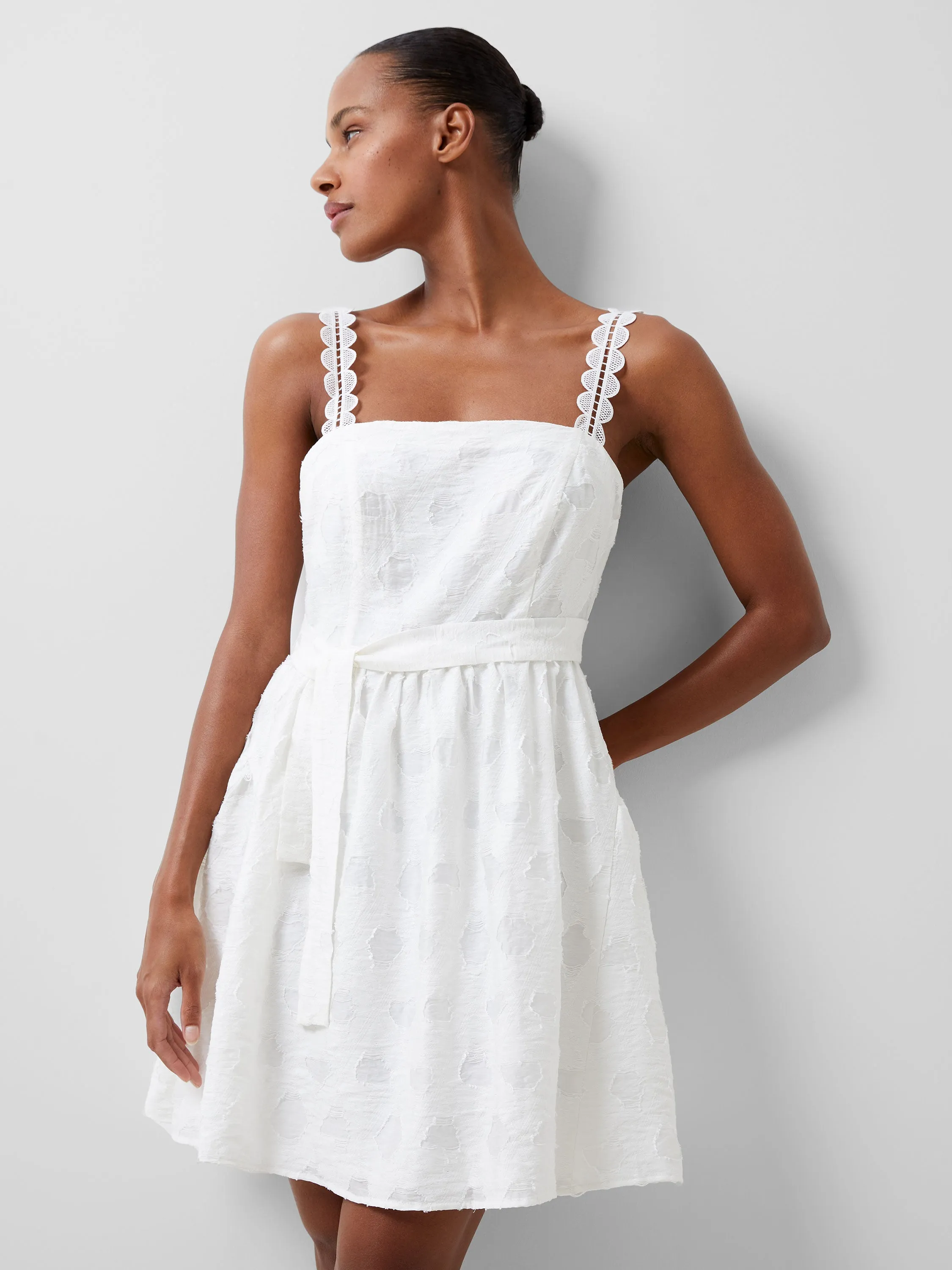 Freya Organza Burnout Dress sold by French Connection product image thumbnail 3