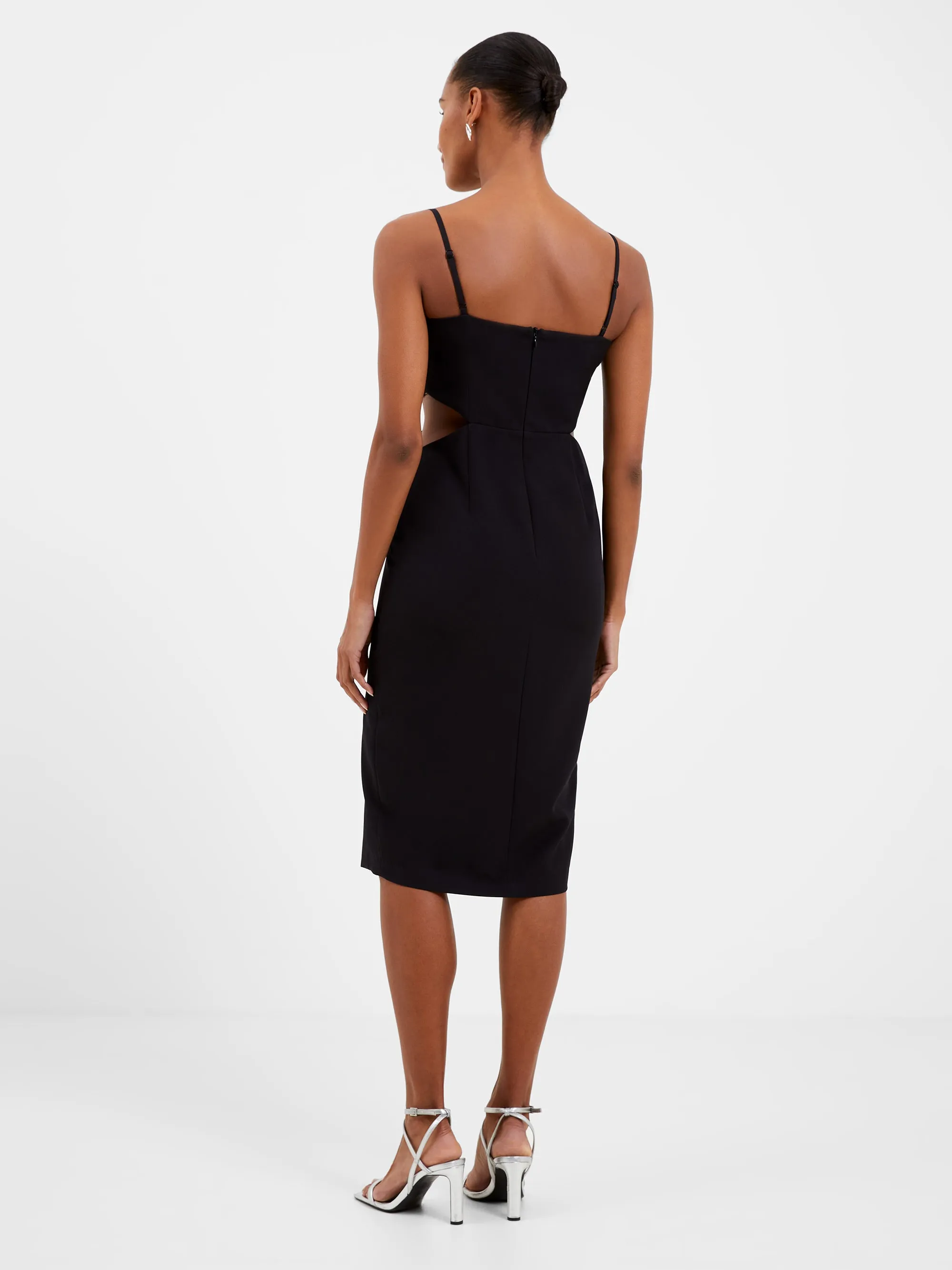 Echo Crepe Cut Out Slip Dress sold by French Connection product image thumbnail 5