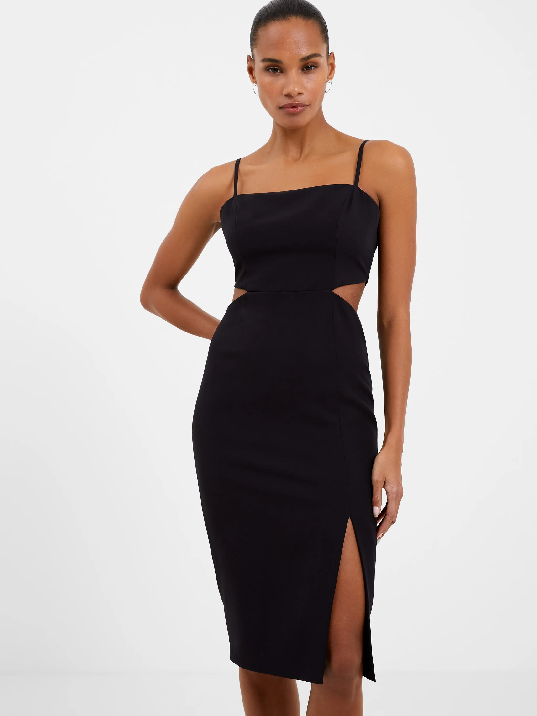 Echo Crepe Cut Out Slip Dress sold by French Connection product image thumbnail 2