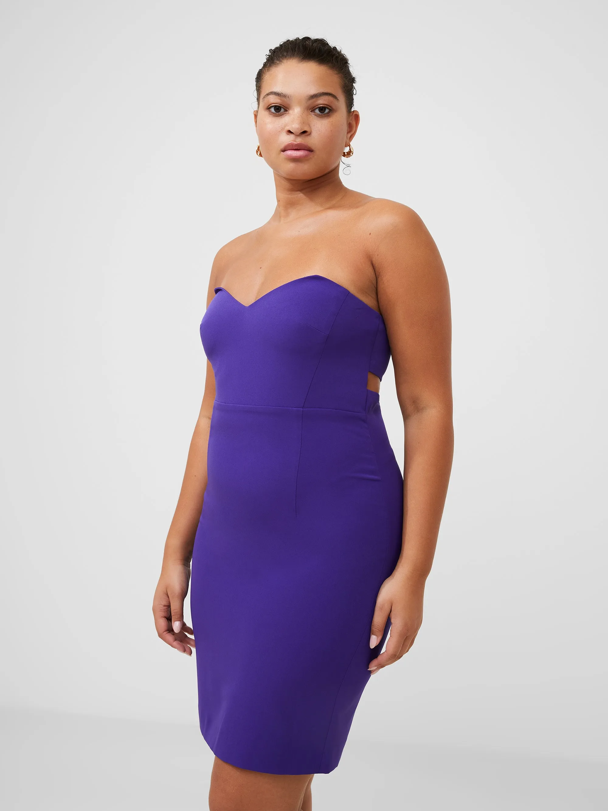 Echo Crepe Sweetheart Dress sold by French Connection product image thumbnail 3