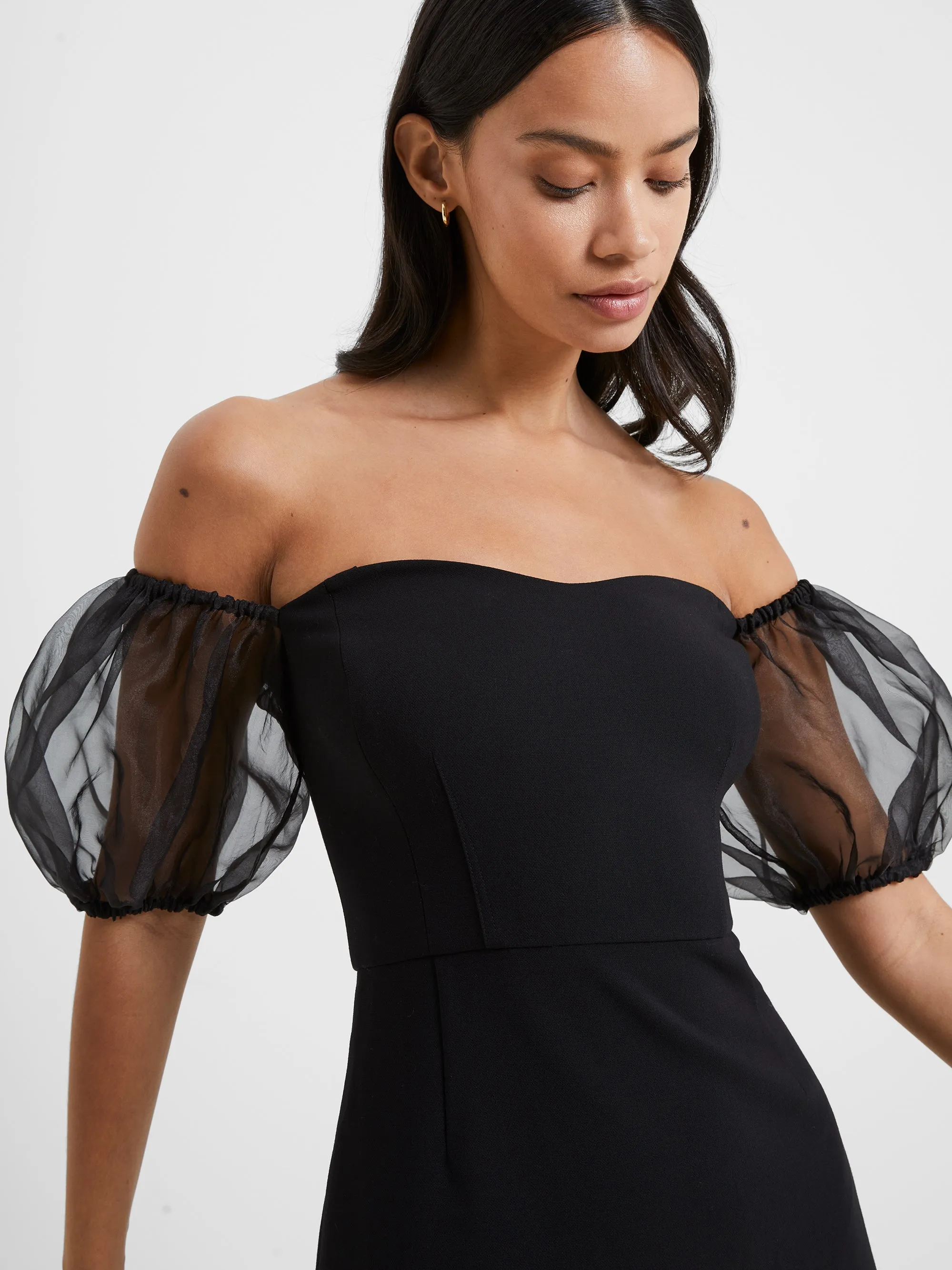 Whisper Organza Puff Sleeve Dress sold by French Connection product image thumbnail 2
