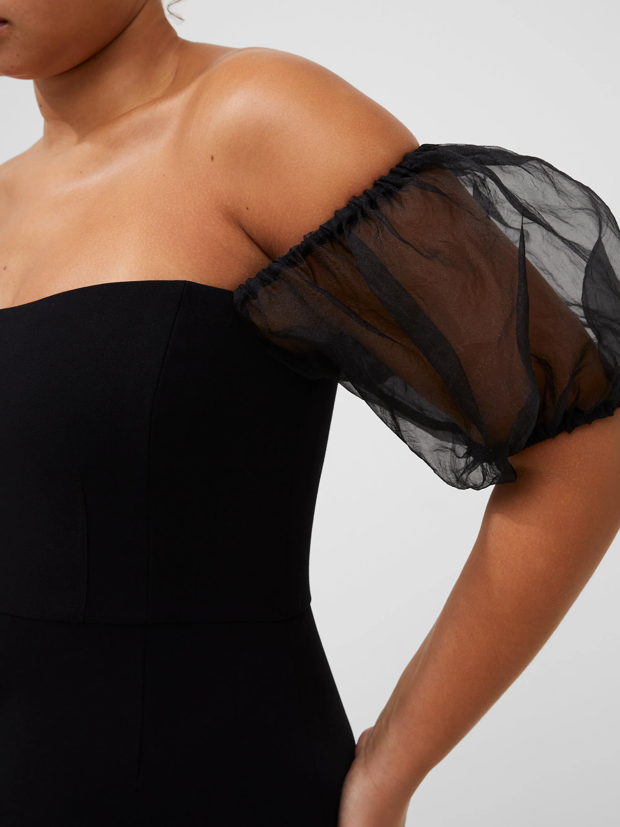 Whisper Organza Puff Sleeve Dress sold by French Connection product image thumbnail 5