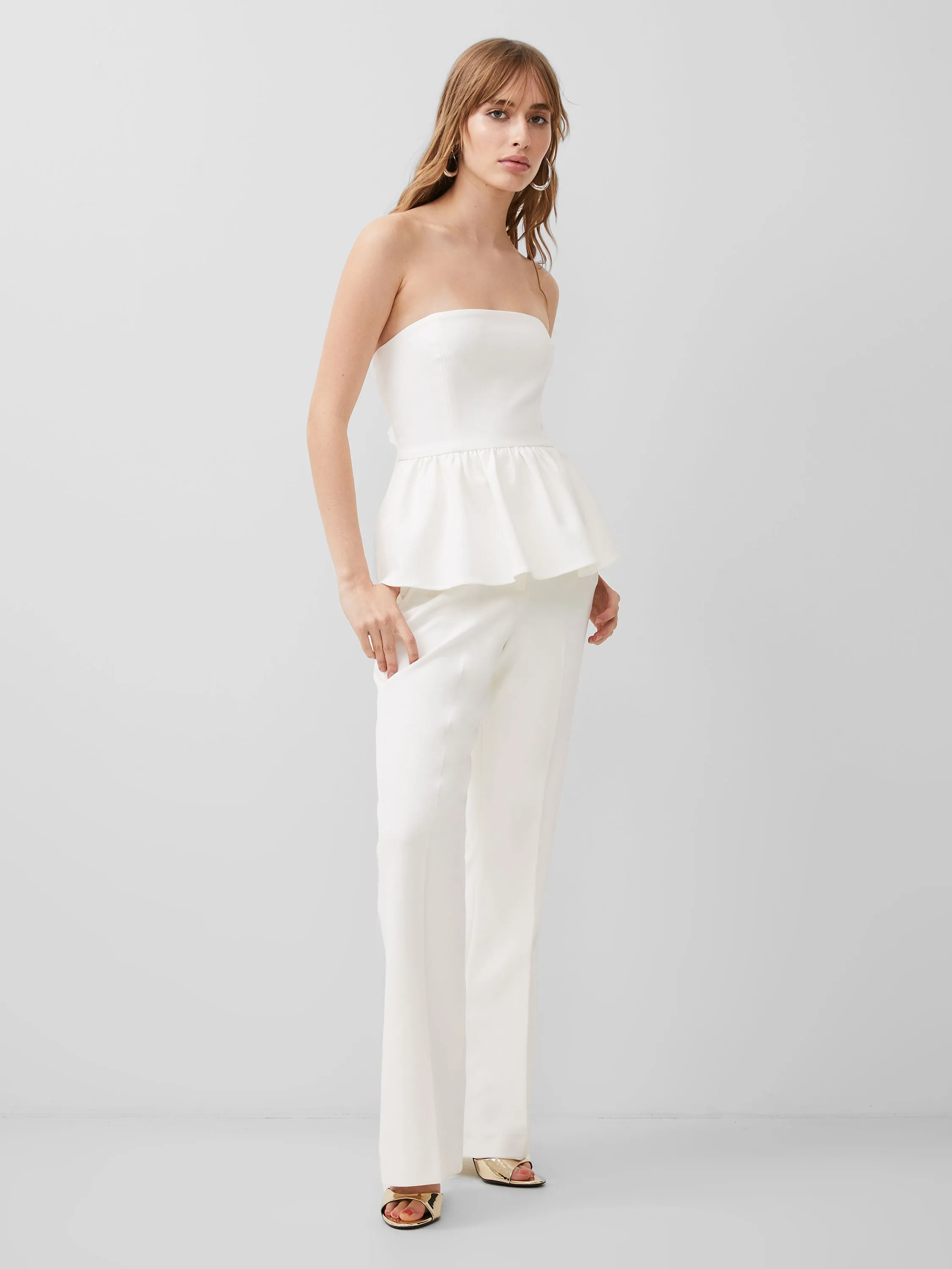 Whisper Strapless Peplum Top sold by French Connection product image thumbnail 3