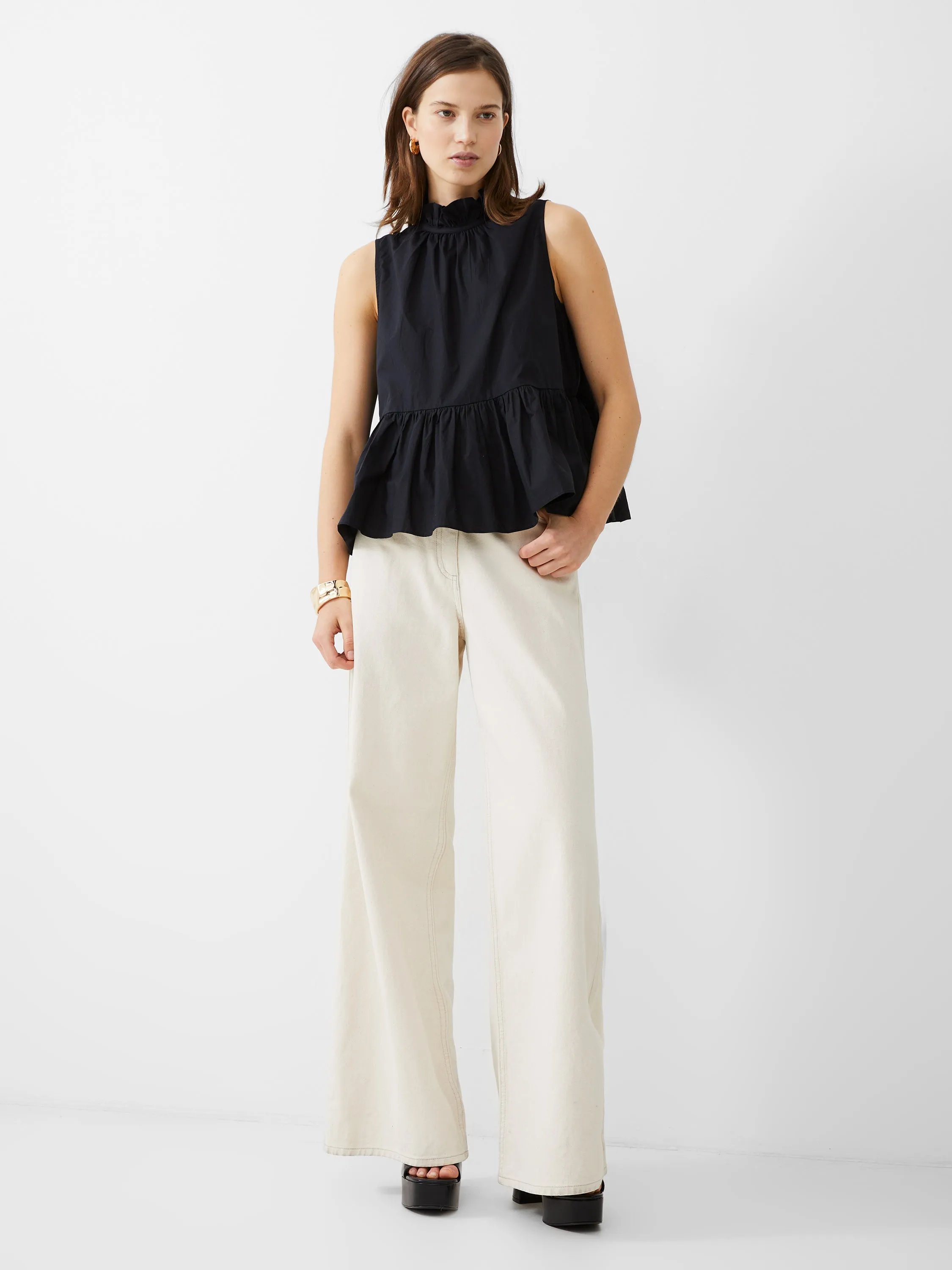 Rhodes Poplin Top sold by French Connection product image thumbnail 2