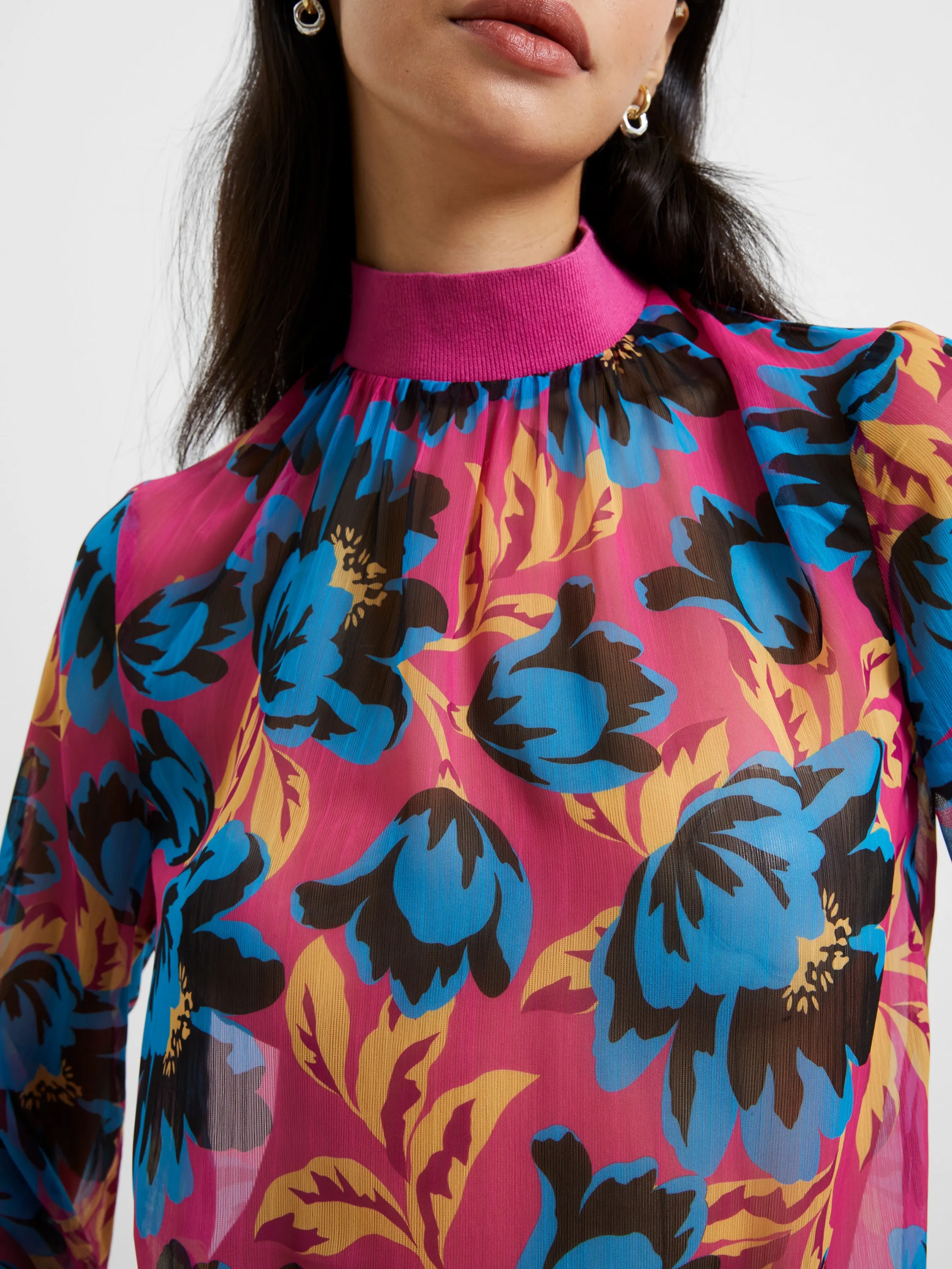 Darla Recycled Eloise High Neck Top sold by French Connection product image thumbnail 3