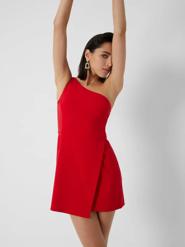 Whisper One Shoulder Envelope Dress made by French Connection