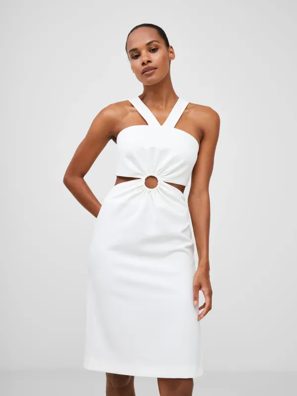 Echo Recycled Crepe Halter Ring Dress sold by French Connection