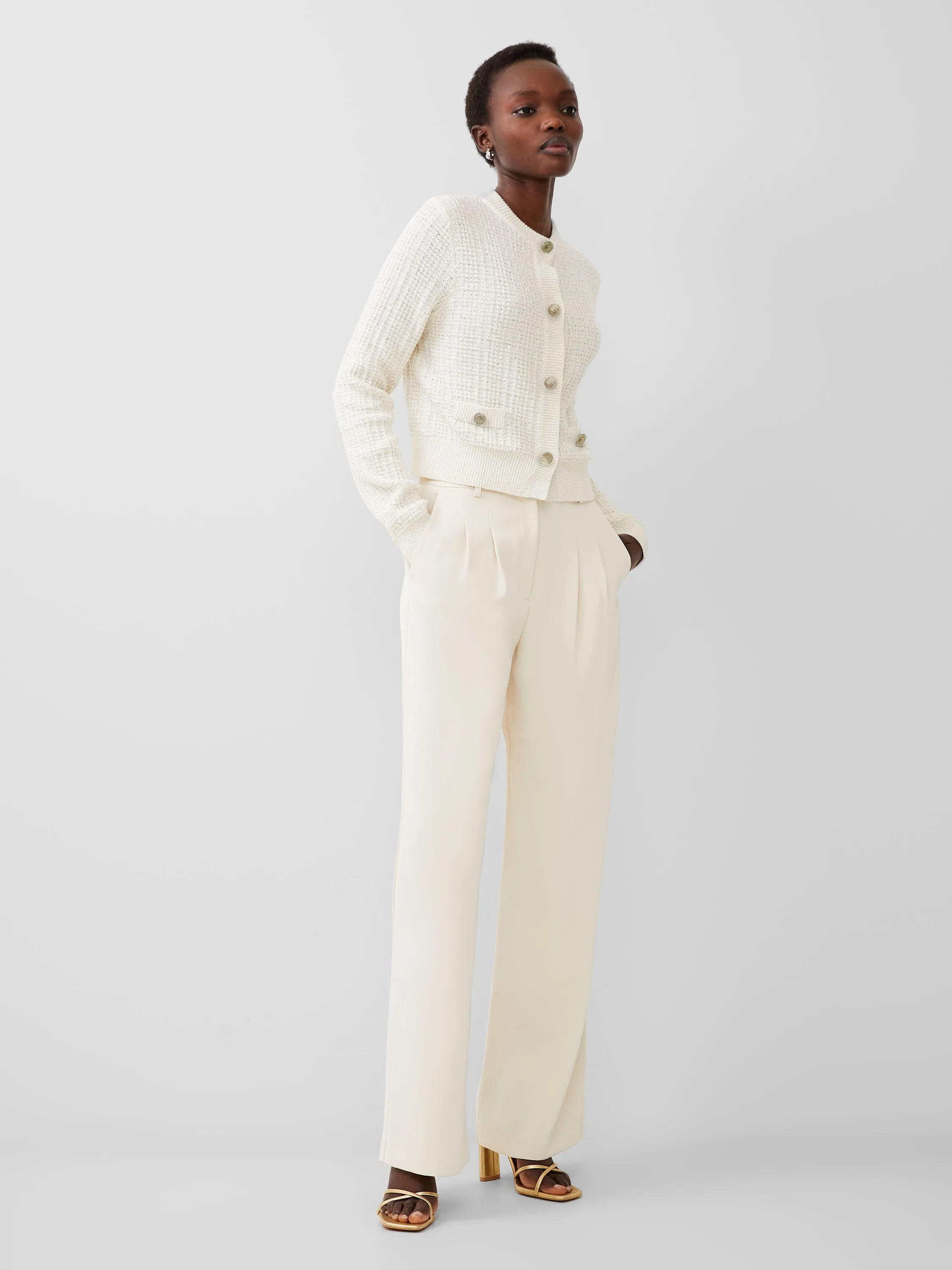 Lurex Tweed Knit Cardigan sold by French Connection product image thumbnail 3