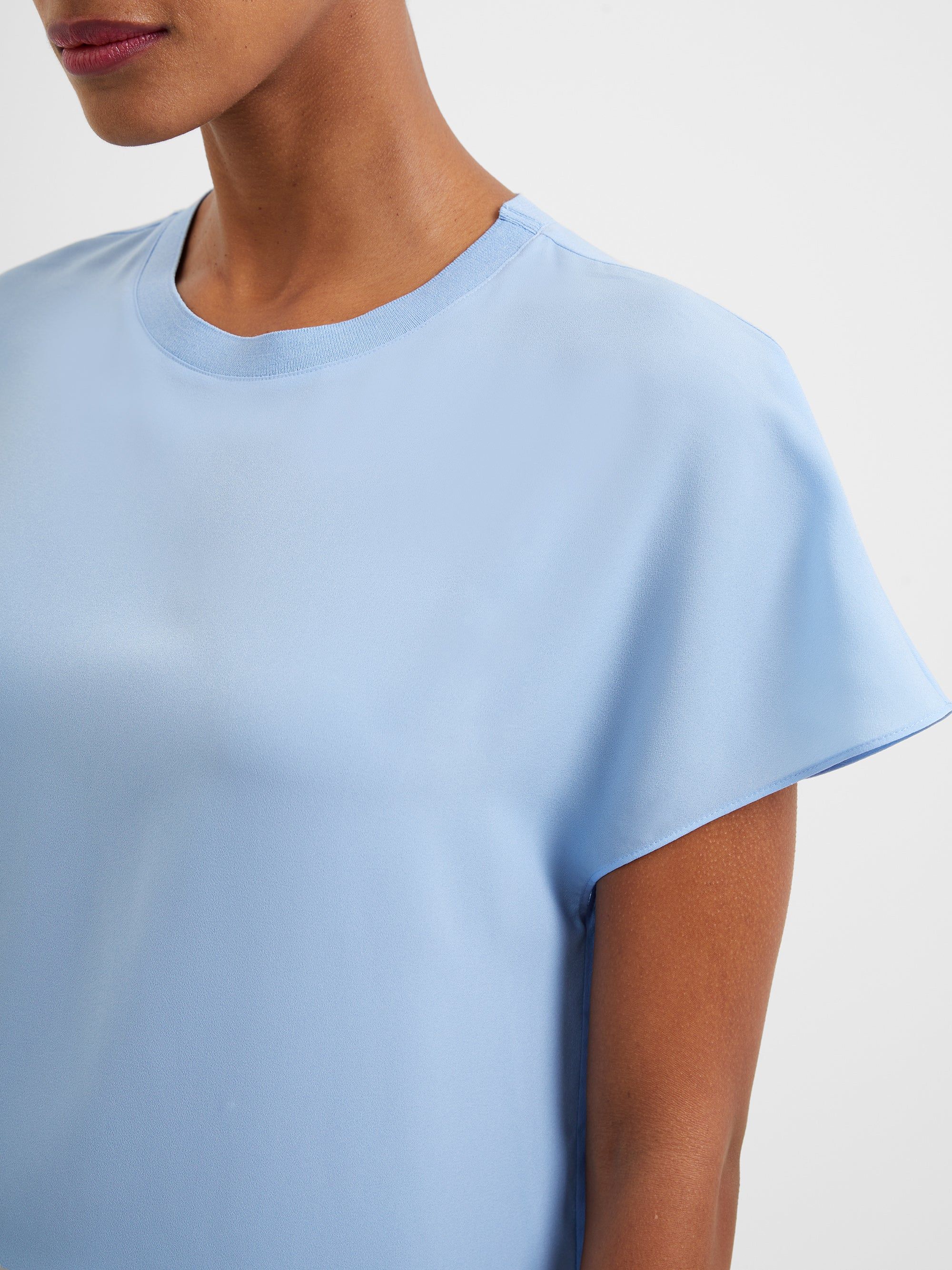 Crepe Light Crewneck Top sold by French Connection product image thumbnail 2