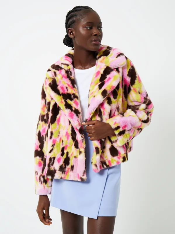 Innes Faux Fur Coat made by French Connection