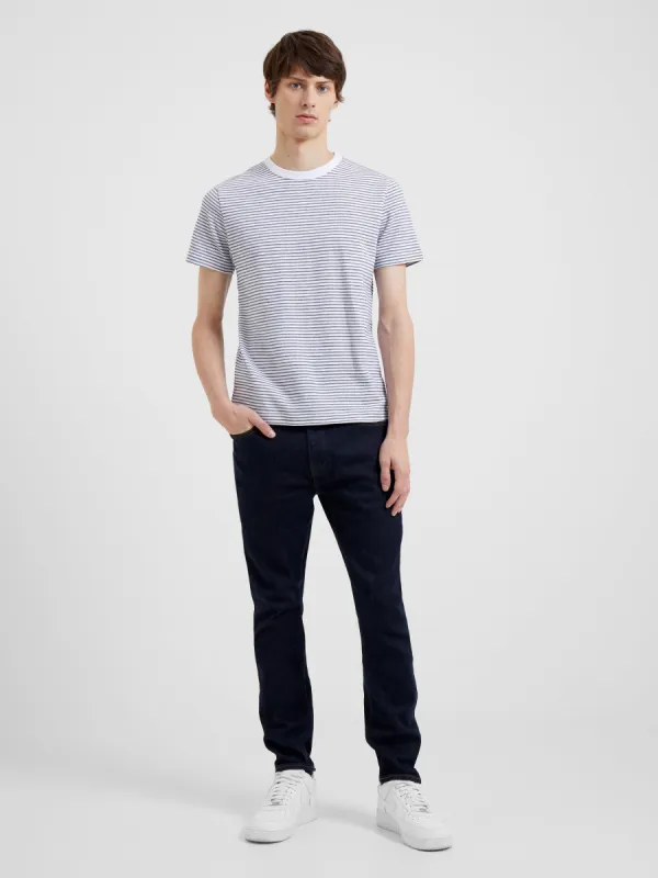 Textured Jersey Stripe Short Sleeve T-Shirt sold by French Connection