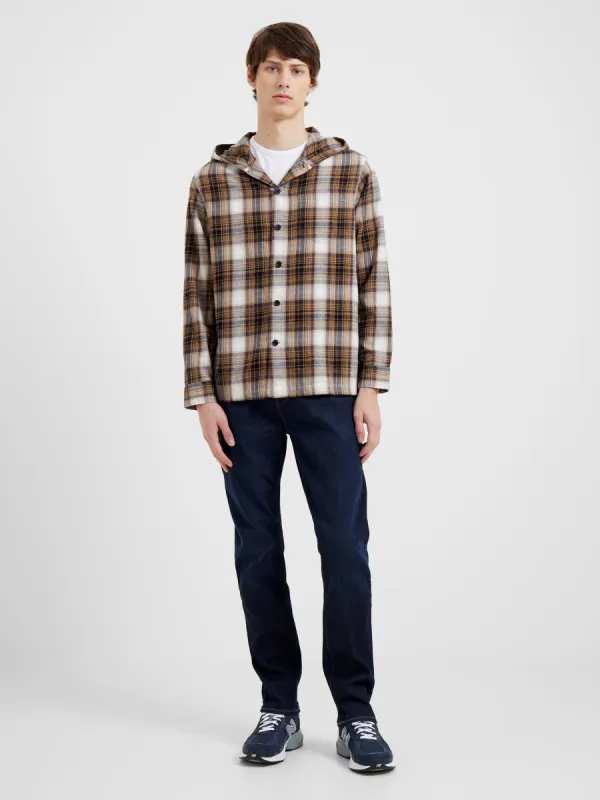 Relaxed Hooded Check Shirt sold by French Connection