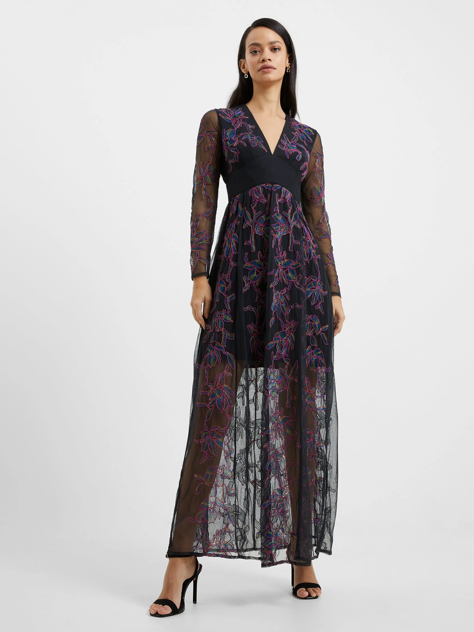 Emilia Embroidered Maxi Dress sold by French Connection product image thumbnail 2