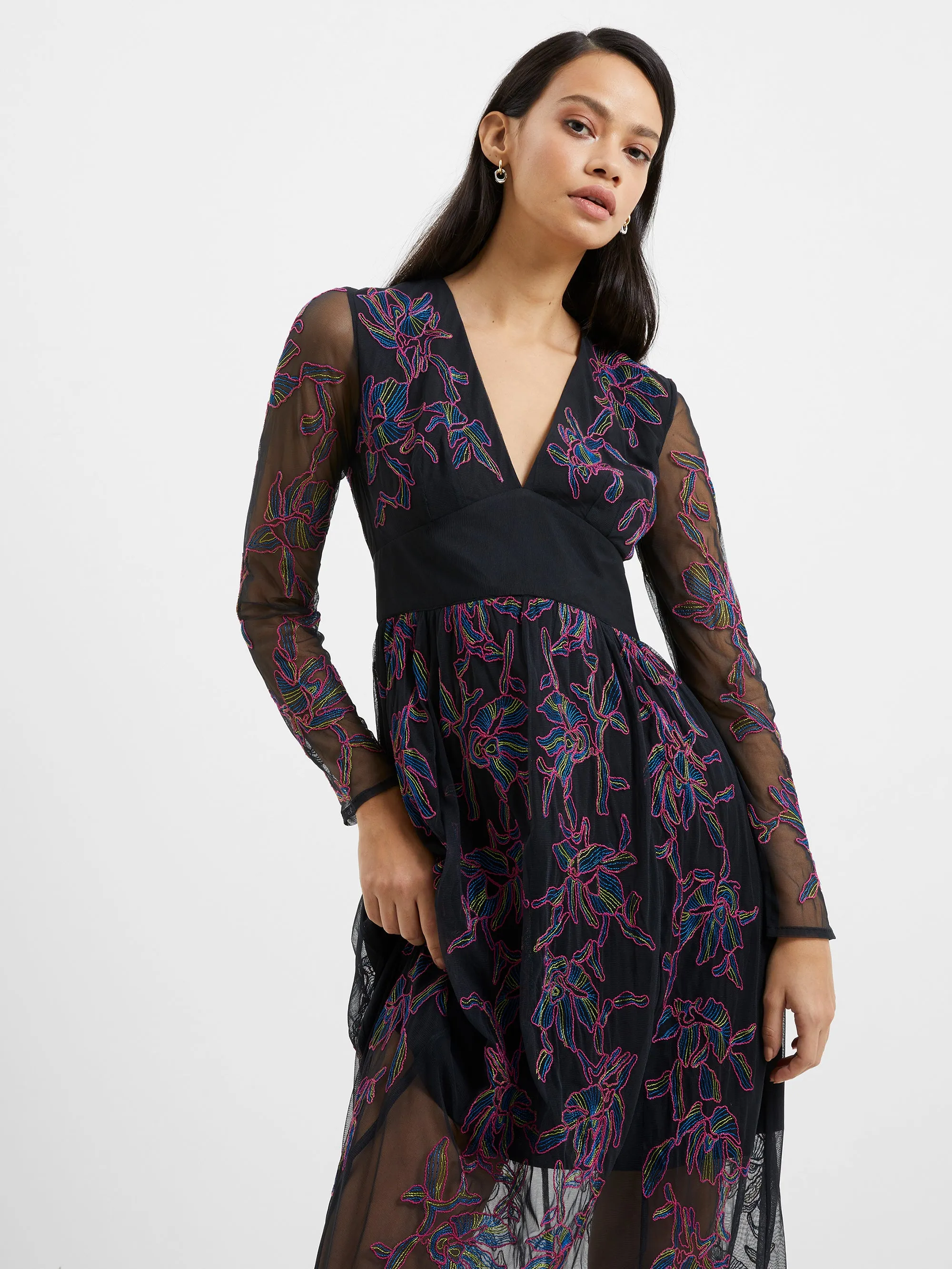 Emilia Embroidered Maxi Dress sold by French Connection product image thumbnail 3