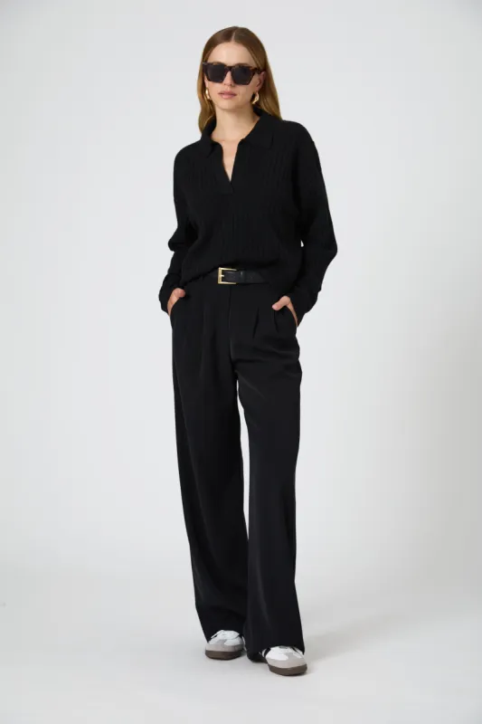 Vhari Collar Long Sleeve Sweater sold by French Connection