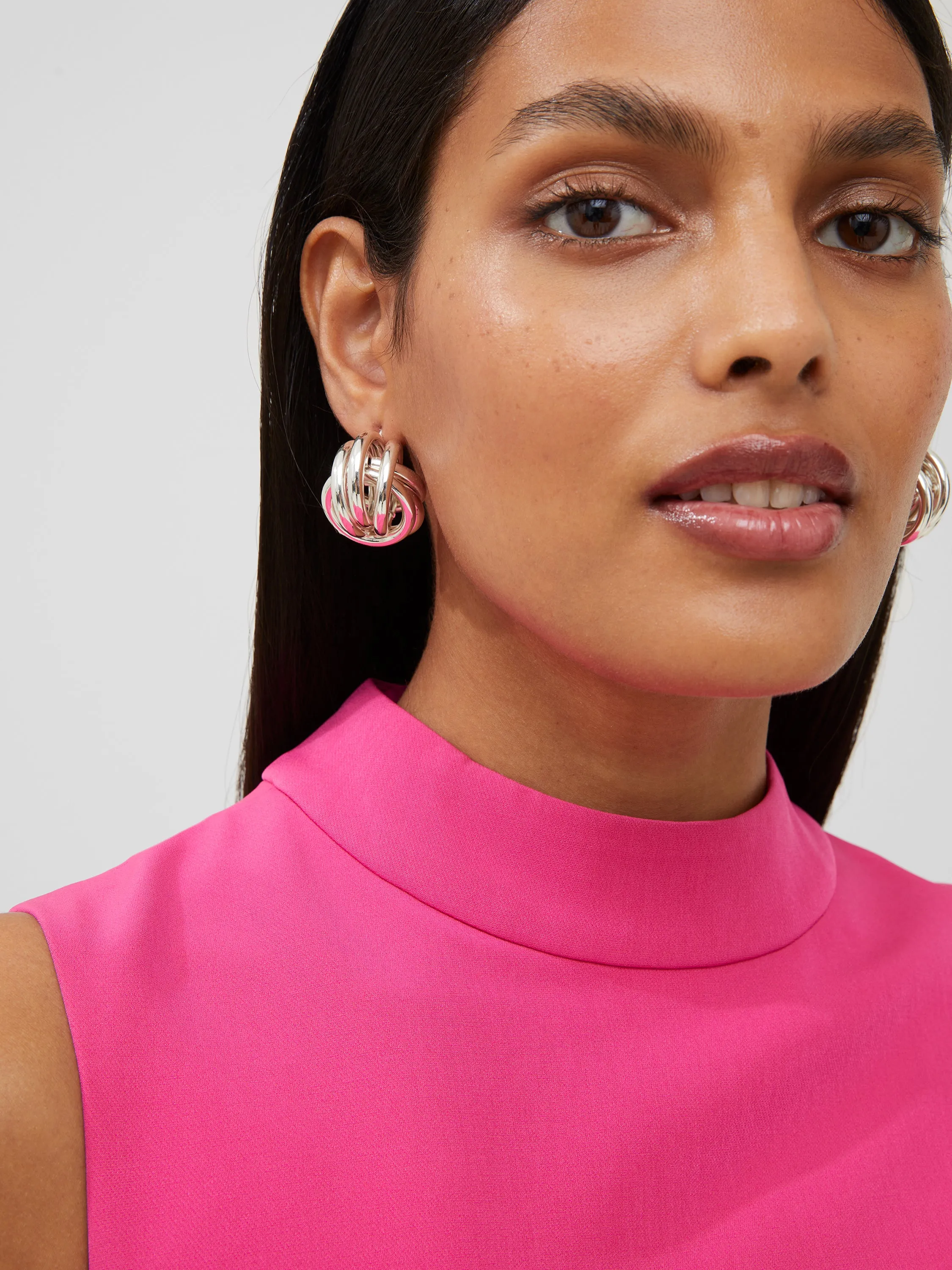 Echo Crepe Mock Neck Mini Dress sold by French Connection product image thumbnail 3