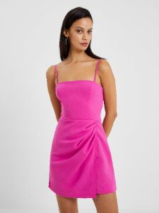 Whisper Straight Neck Mini Dress sold by French Connection