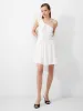 Bonny Pleated Ruffle Dress sold by French Connection