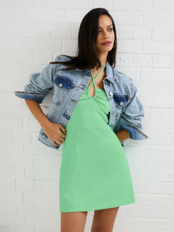 Whisper Ruth Halter Neck Dress sold by French Connection