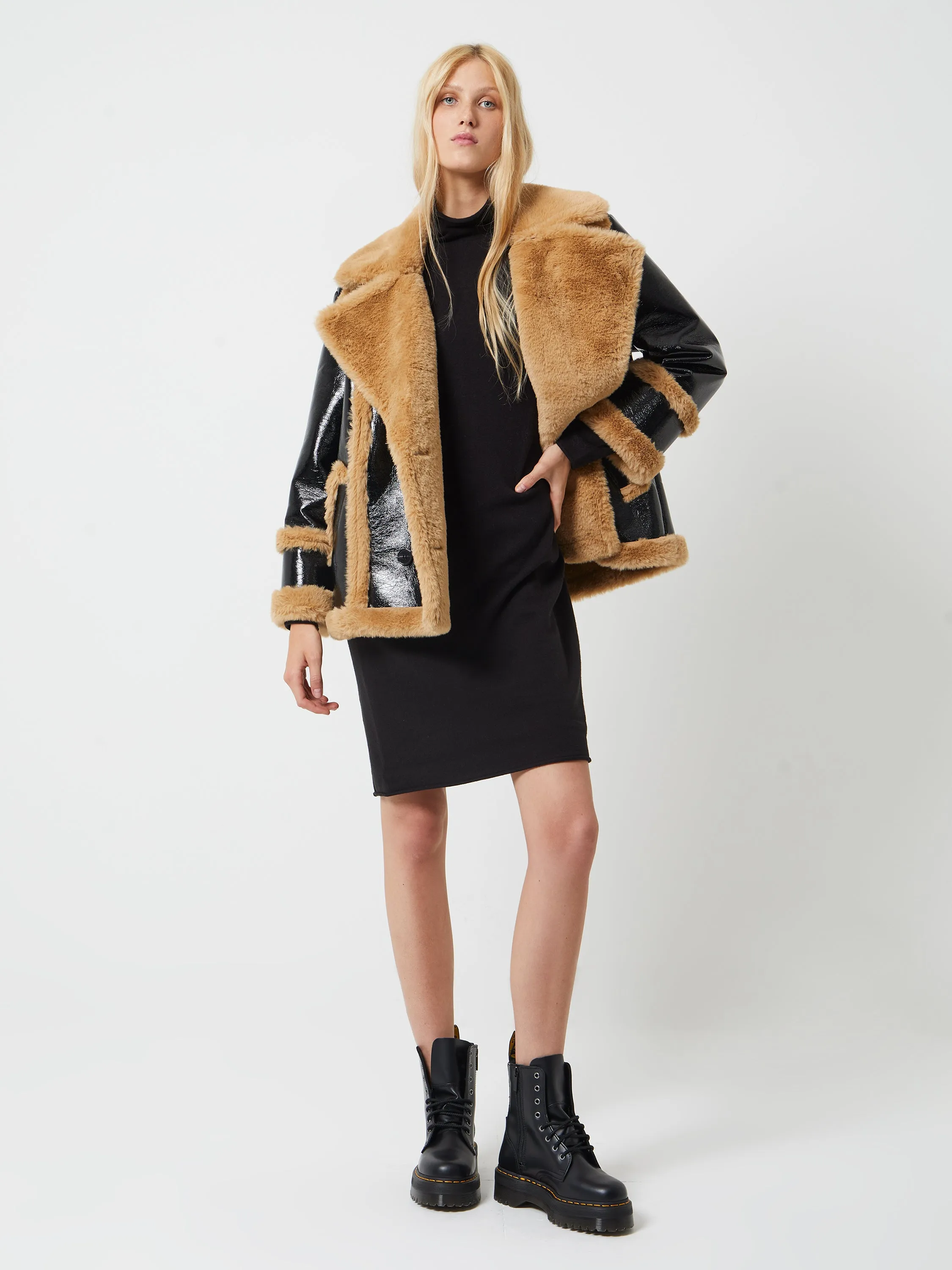Filpa Faux Shearling Coat sold by French Connection product image thumbnail 4