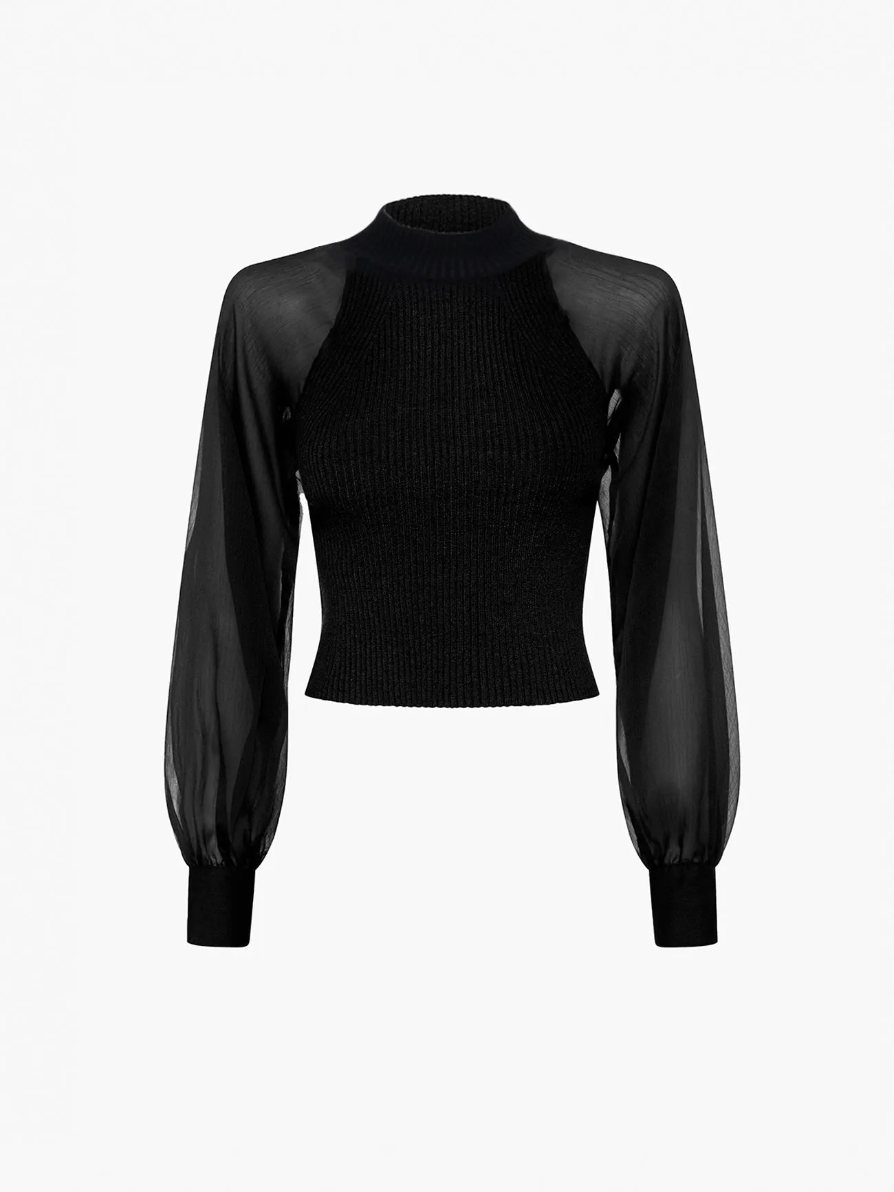 Melody Fabric Mix Top sold by French Connection product image thumbnail 5