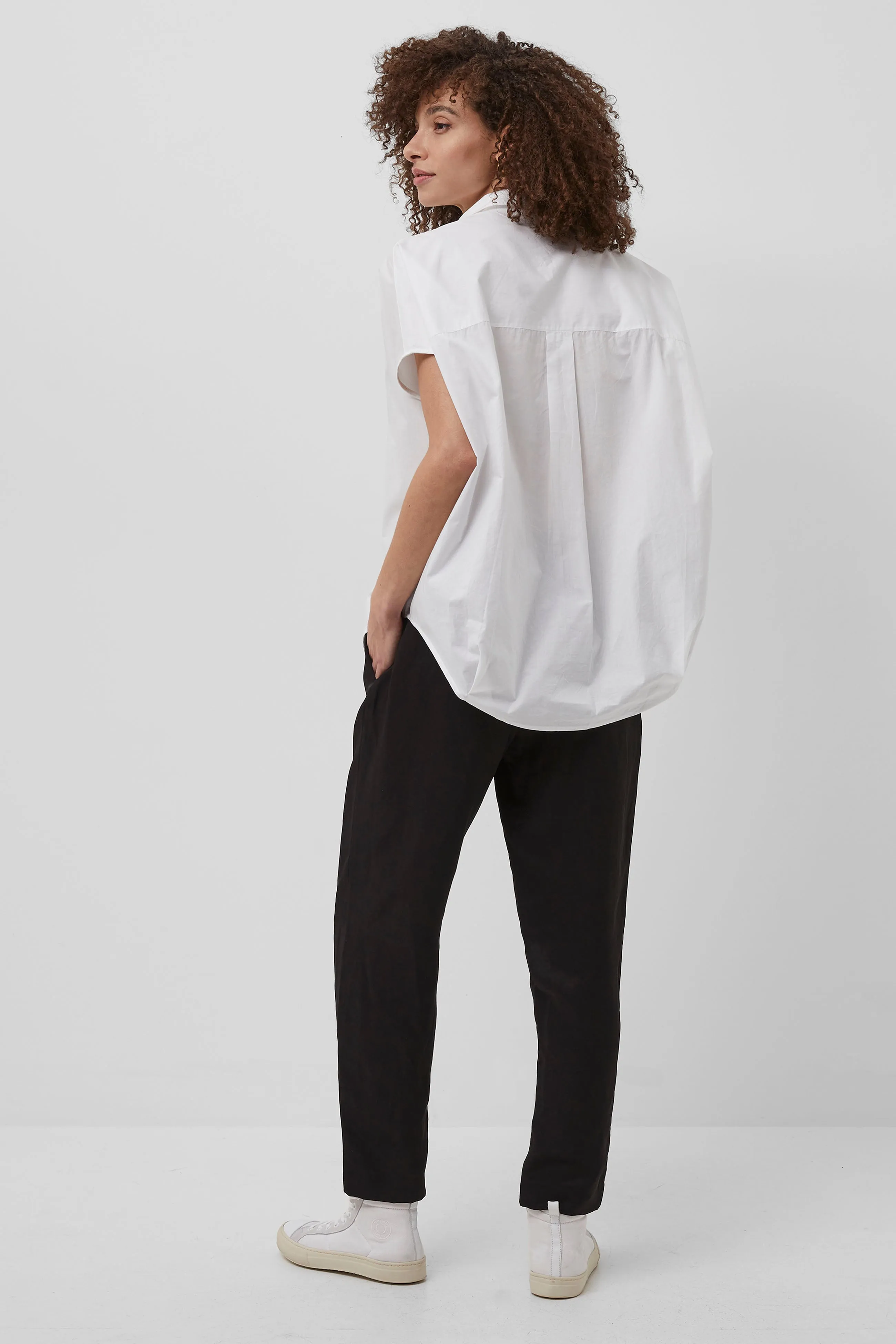 Cele Rhodes Poplin Short Sleeve Shirt sold by French Connection product image thumbnail 5