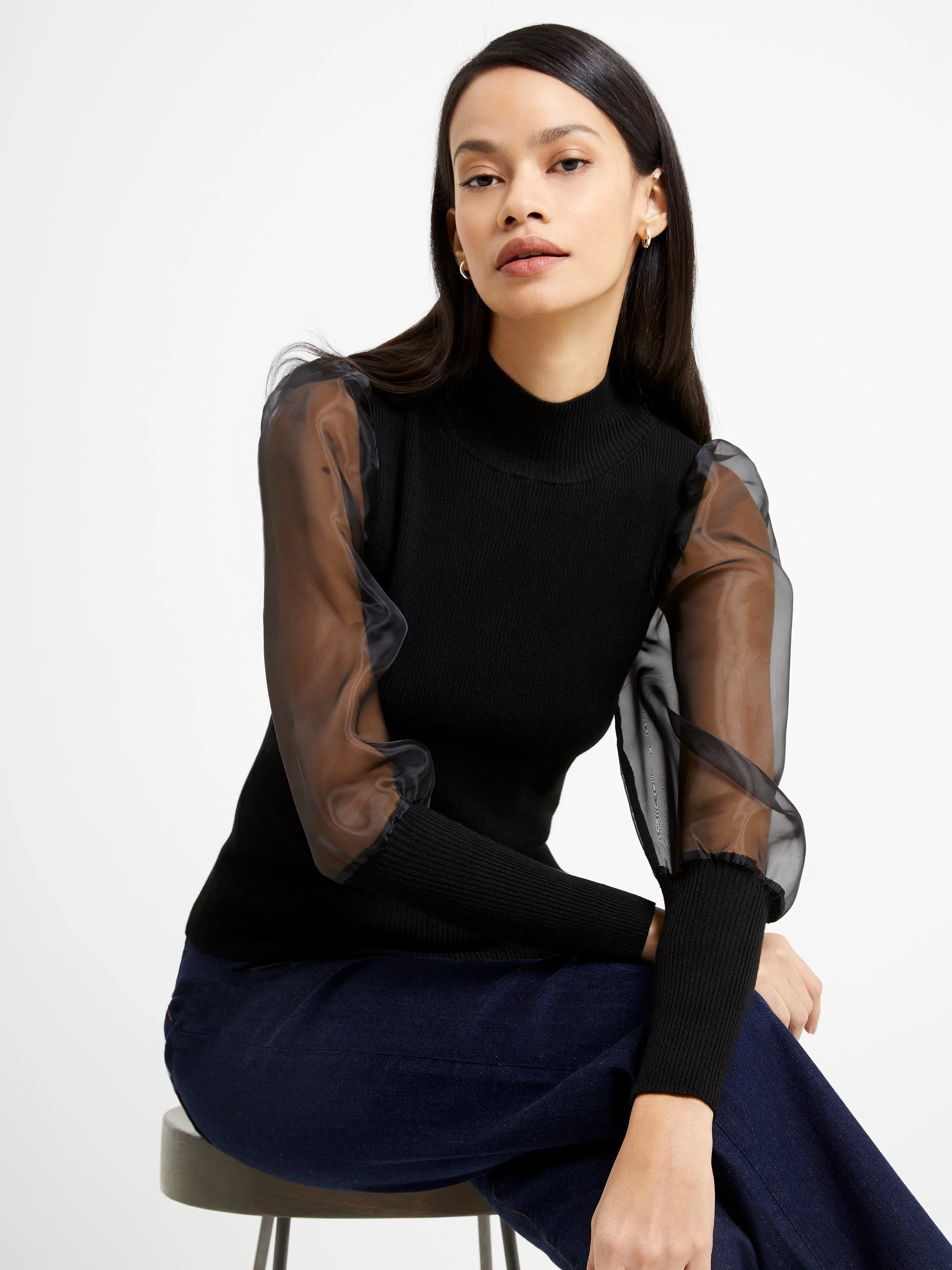 Krista Organza High Neck Top sold by French Connection product image thumbnail 2