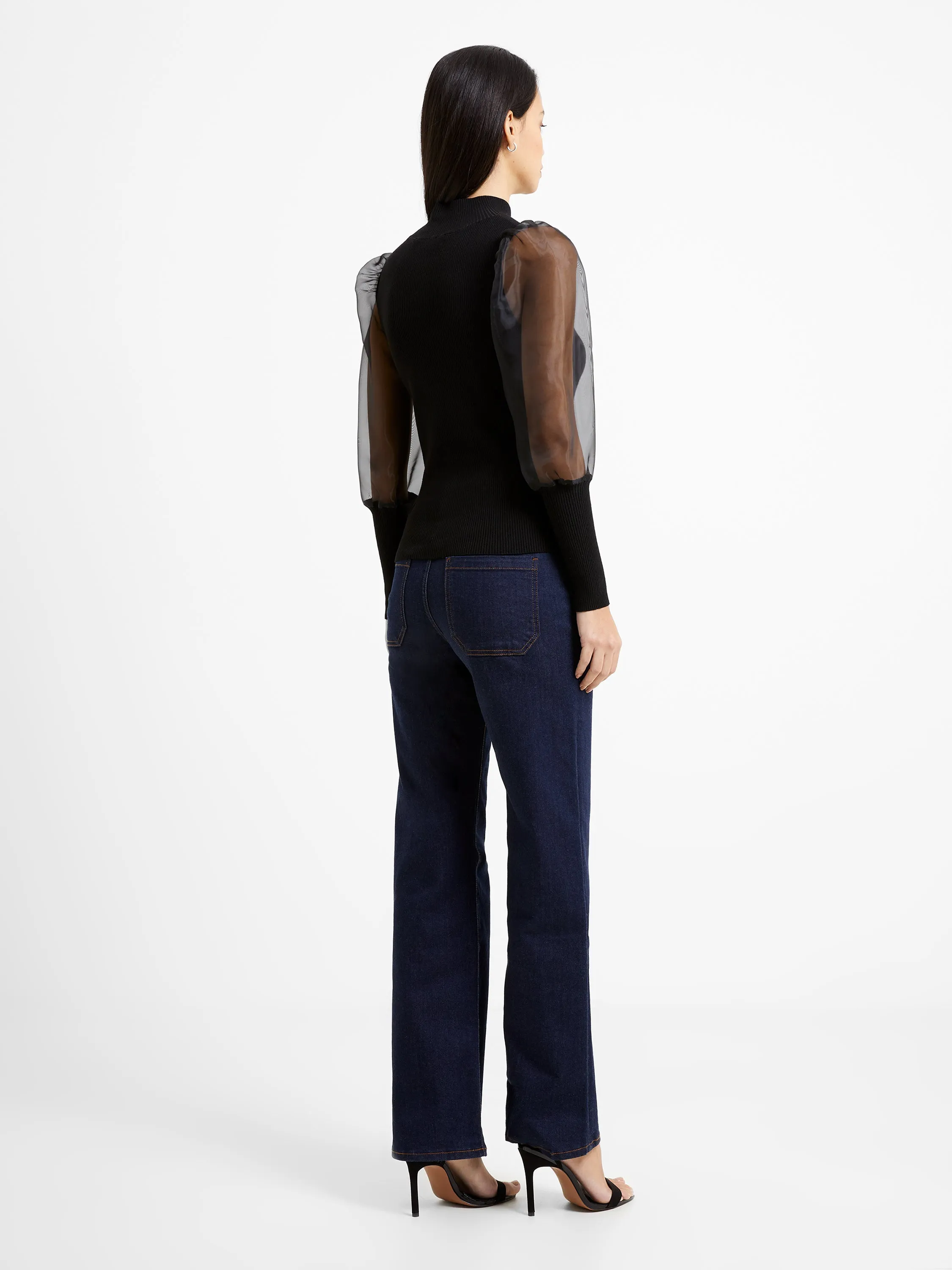 Krista Organza High Neck Top sold by French Connection product image thumbnail 4