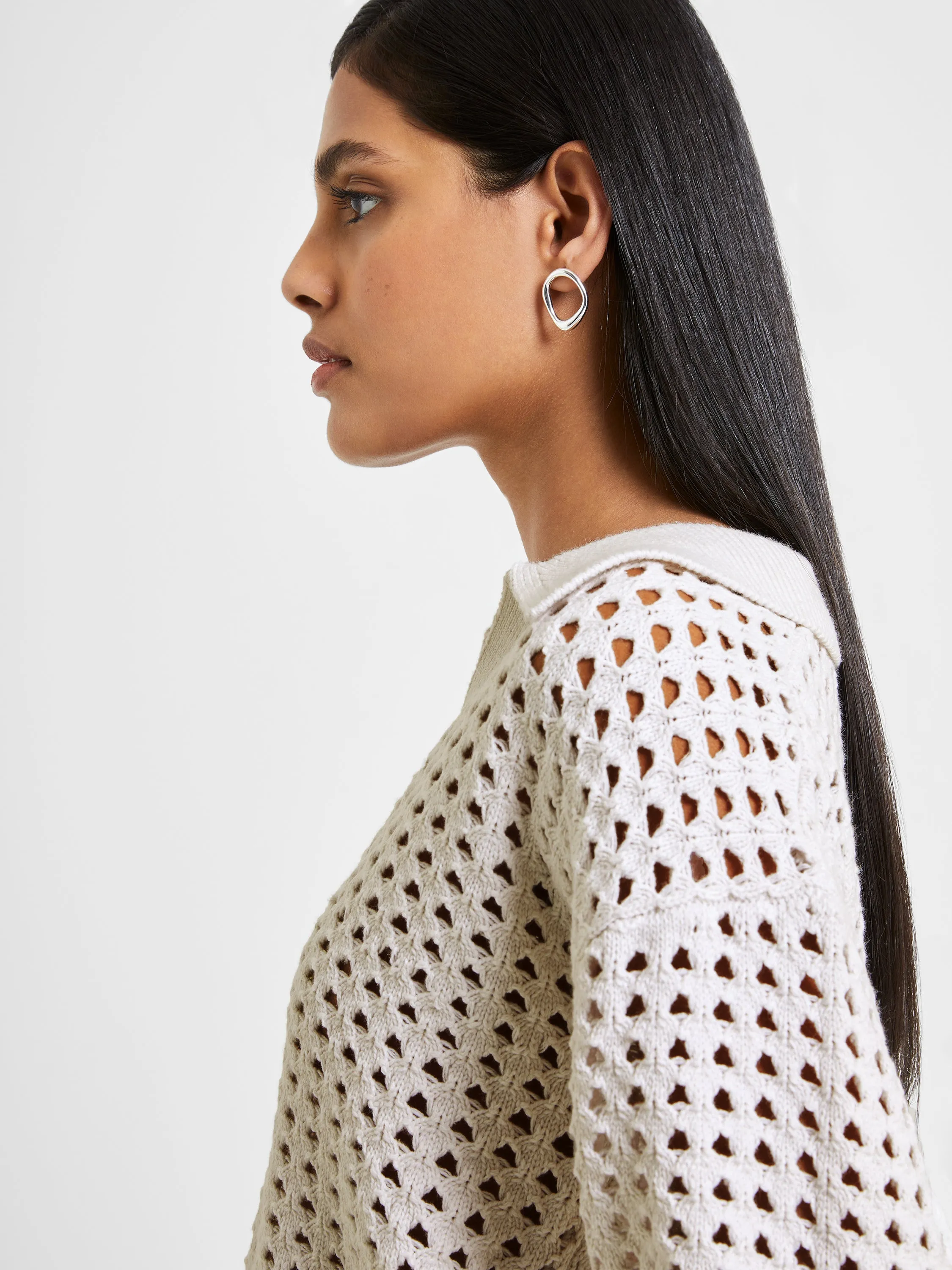 Manda Pointelle Longsleeve Jumper sold by French Connection product image thumbnail 2