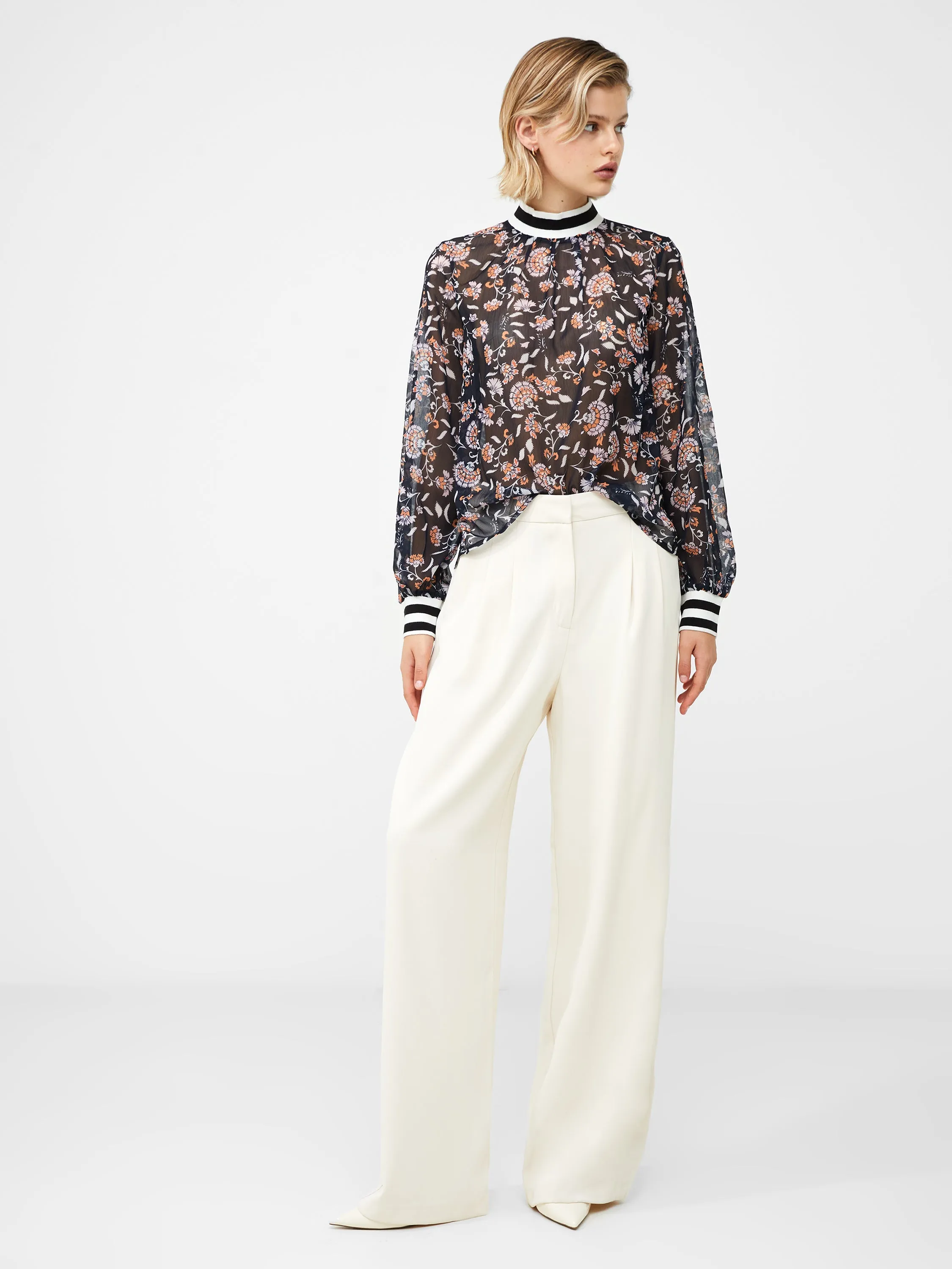 Candice Crinkle Long Sleeve Top sold by French Connection product image thumbnail 2