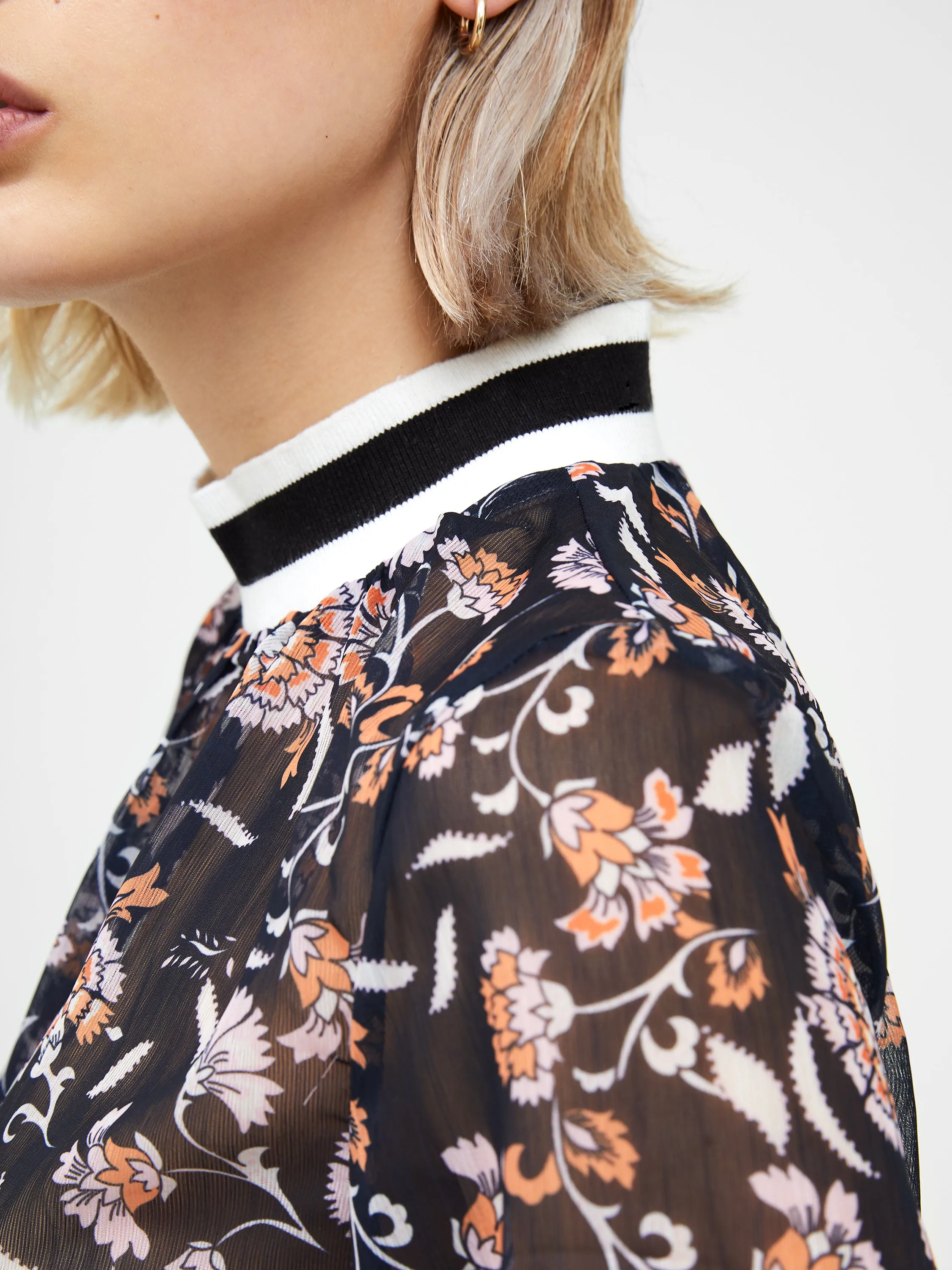 Candice Crinkle Long Sleeve Top sold by French Connection product image thumbnail 5