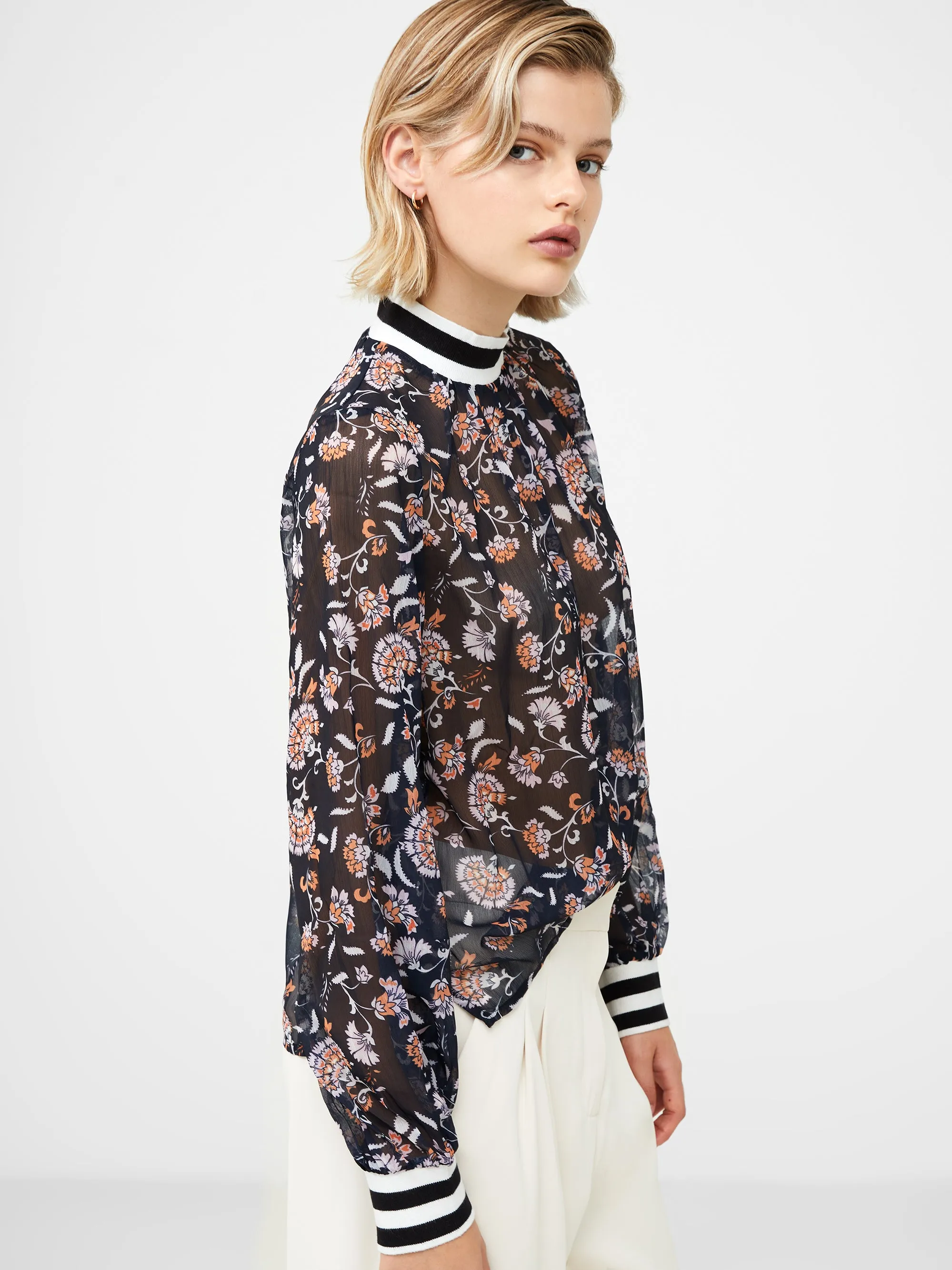 Candice Crinkle Long Sleeve Top sold by French Connection product image thumbnail 4