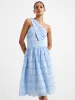 Appelona Broderie Anglaise One Shoulder Dress sold by French Connection