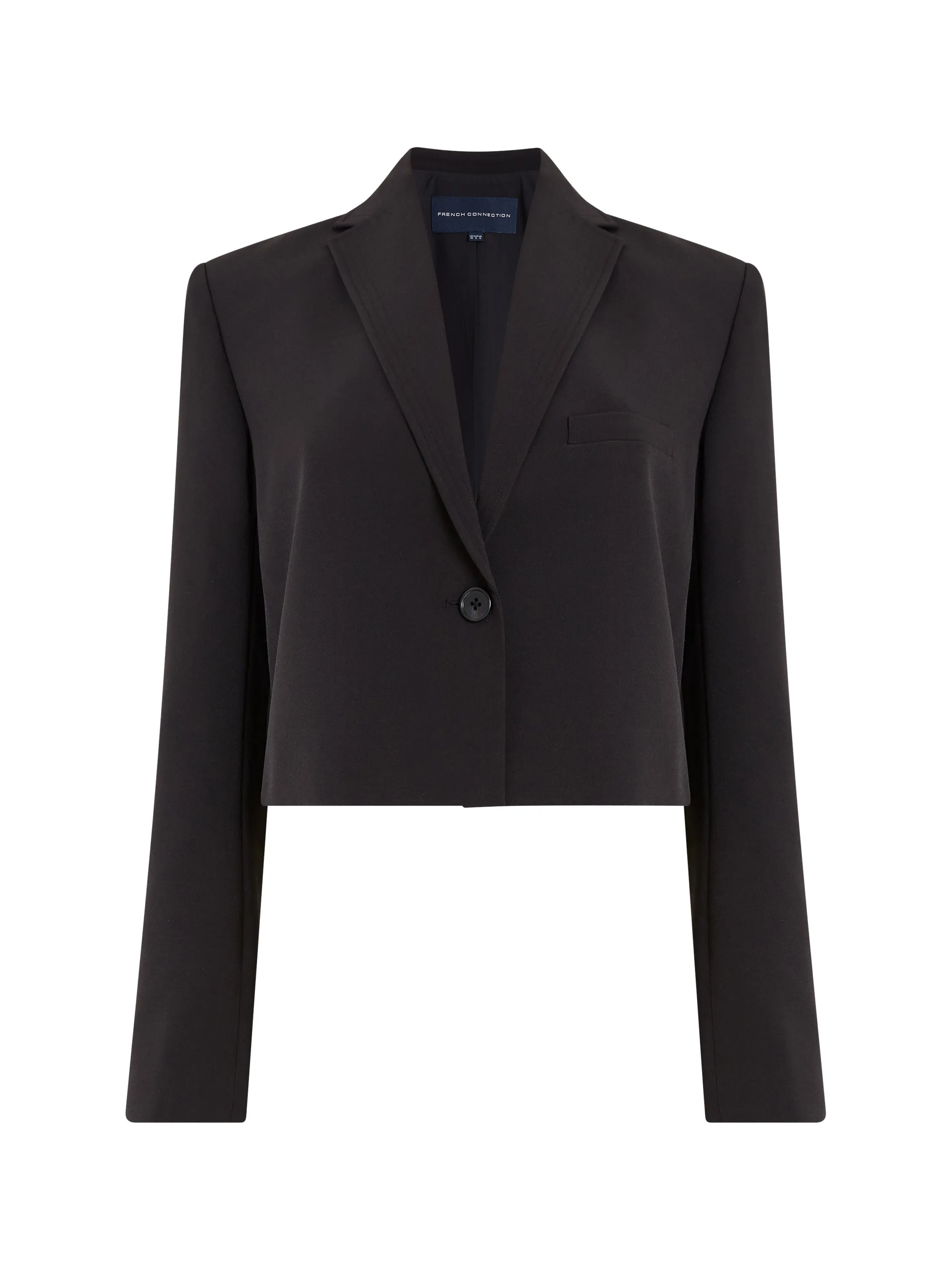 Echo Crepe Cropped Blazer sold by French Connection product image thumbnail 5