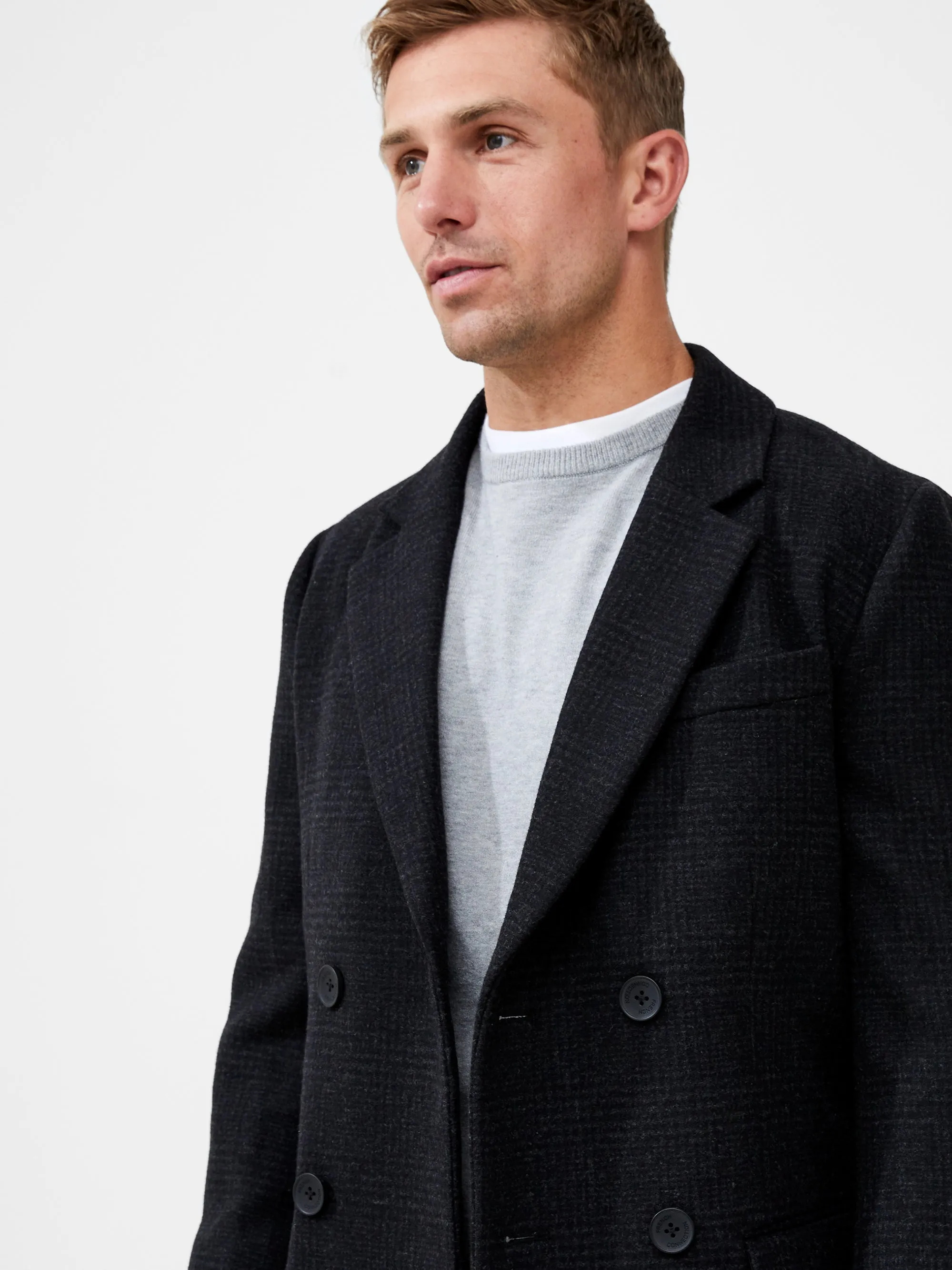 Double Breasted Check Peacoat sold by French Connection product image thumbnail 3