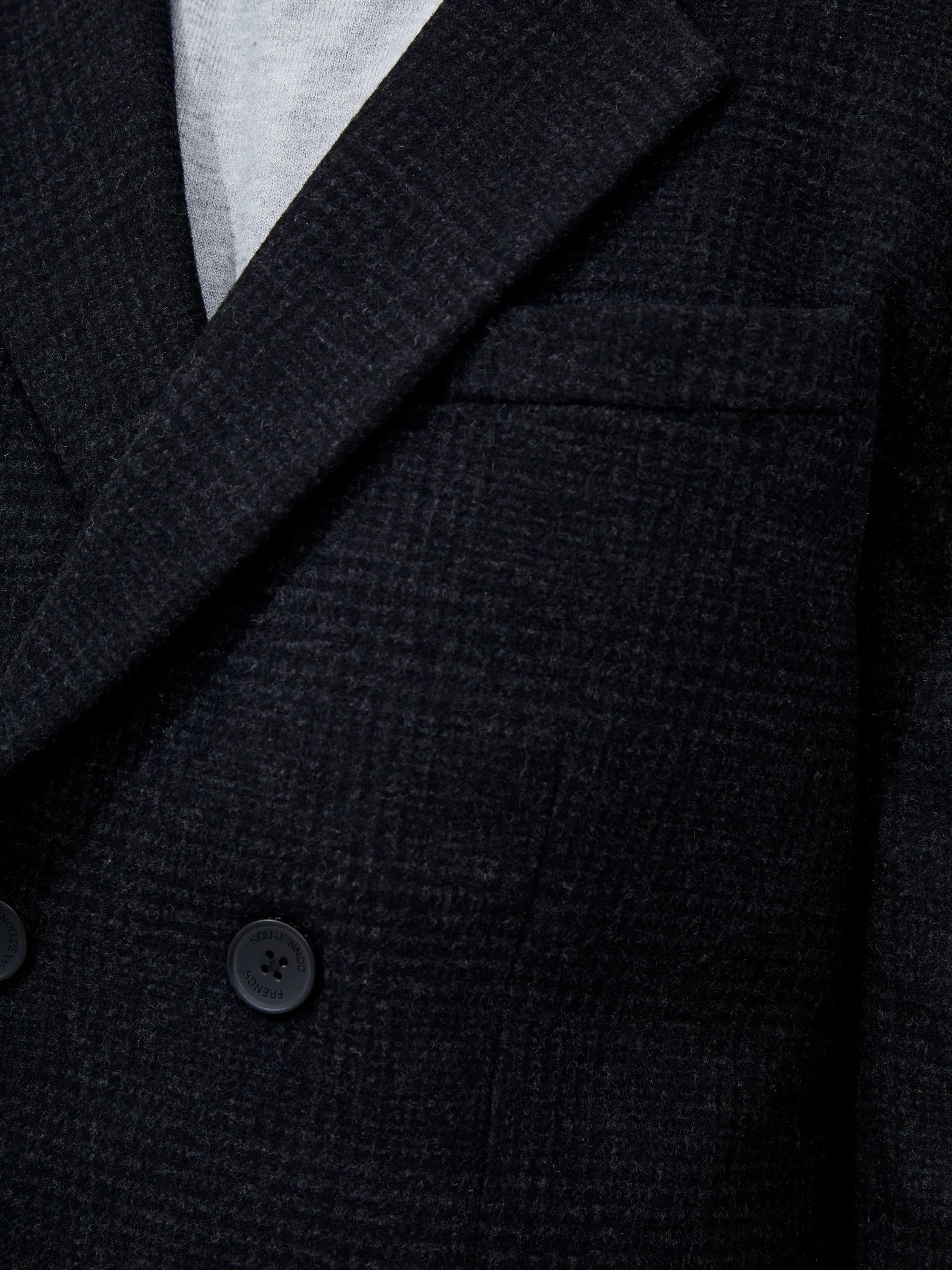 Double Breasted Check Peacoat sold by French Connection product image thumbnail 4