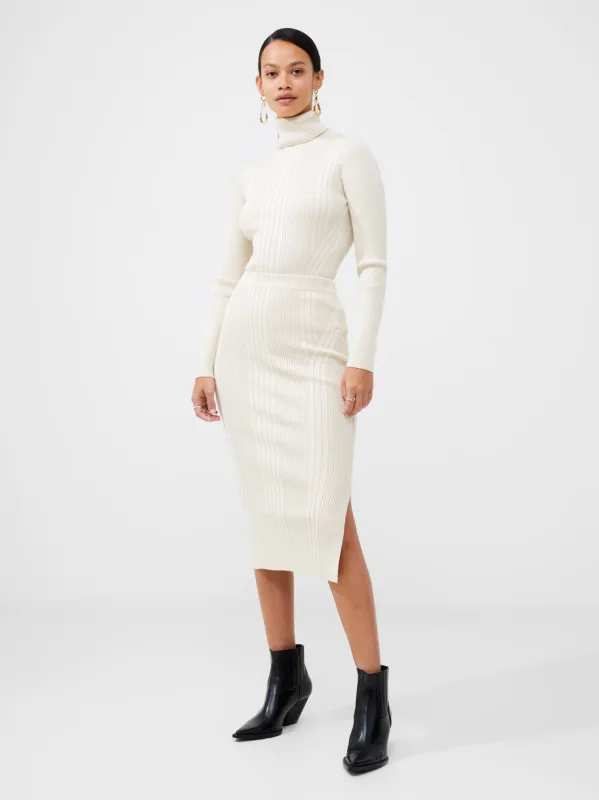 Mari Rib Knit Midi Skirt sold by French Connection