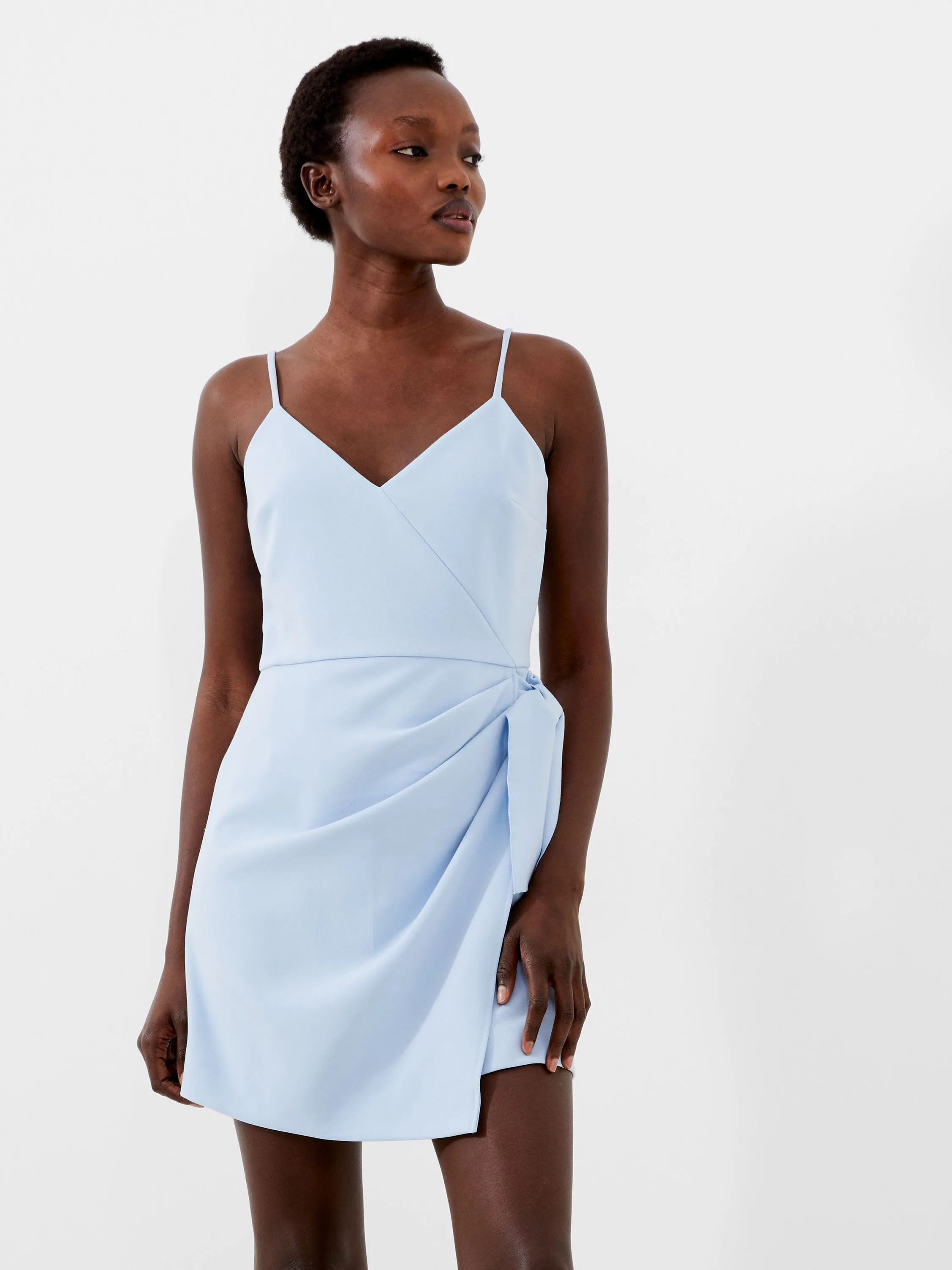 Whisper V Neck Bow Envelope Dress sold by French Connection