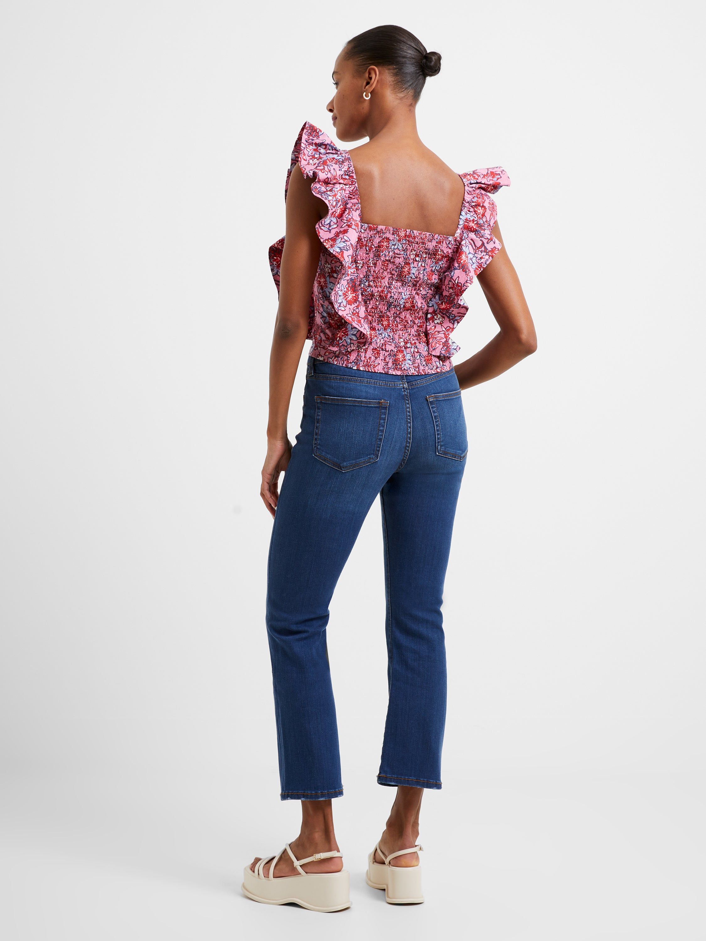 Fontini Rhodes Frill Crop Top sold by French Connection product image thumbnail 4