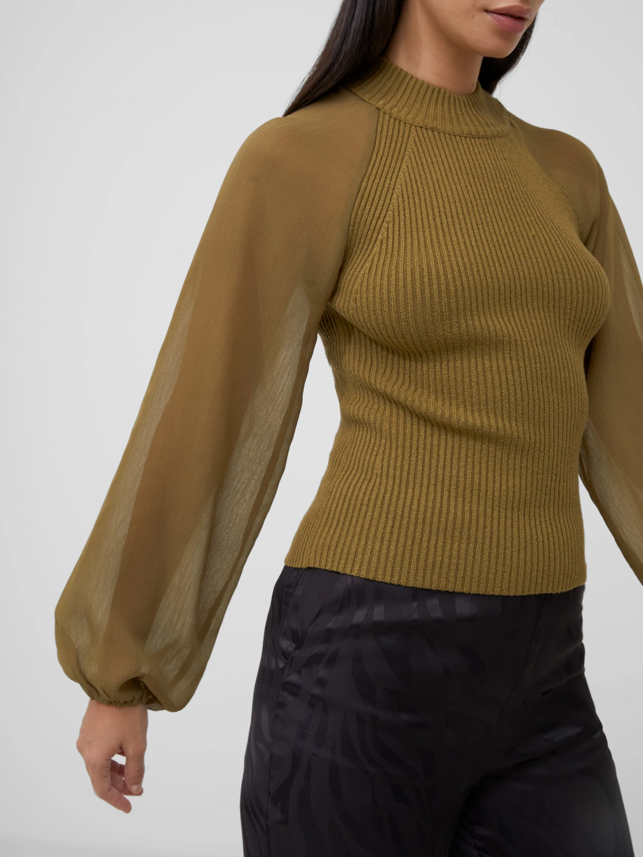 Melody Fabric Mix Top sold by French Connection product image thumbnail 2