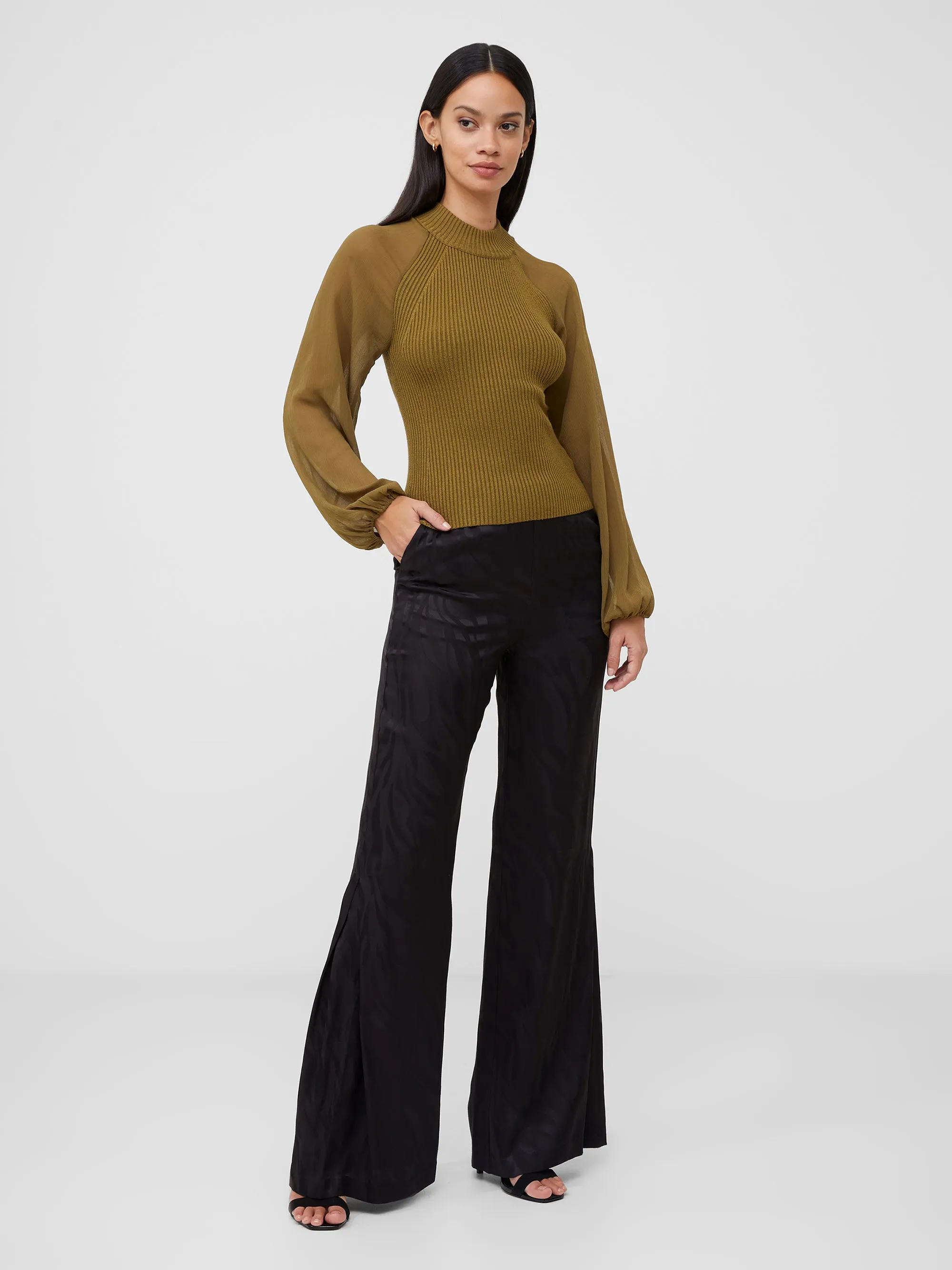 Melody Fabric Mix Top sold by French Connection product image thumbnail 3