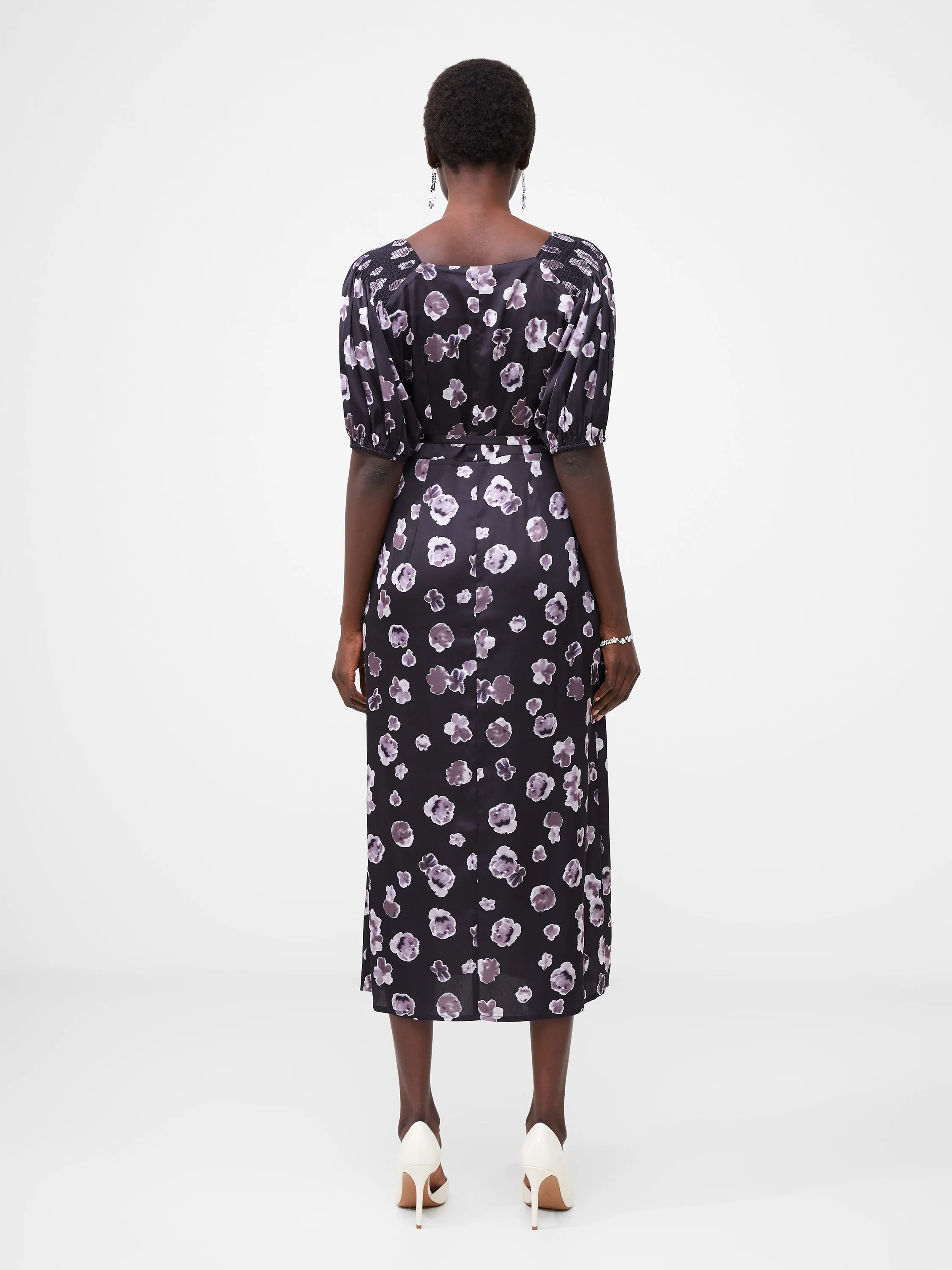 Bronwyn Aleeya Satin Midi Dress sold by French Connection product image thumbnail 4