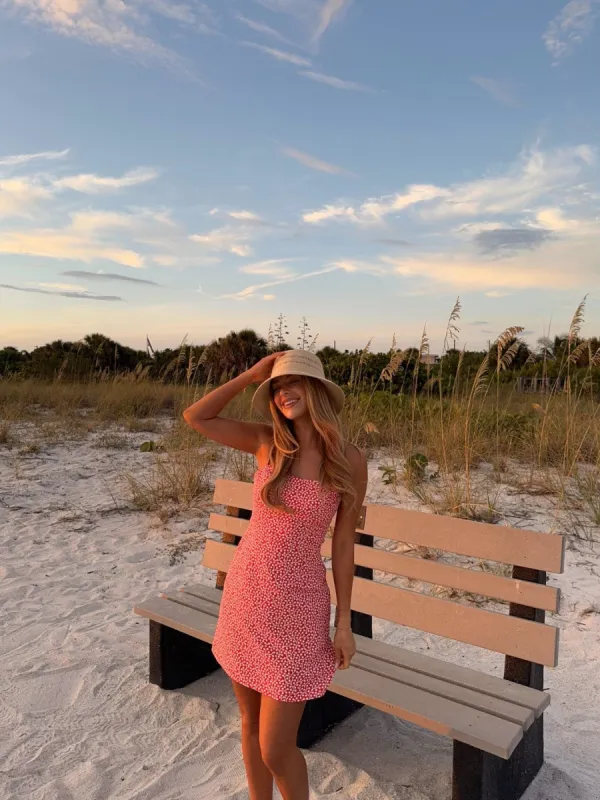 Elao Whisper Tie Back Dress made by French Connection