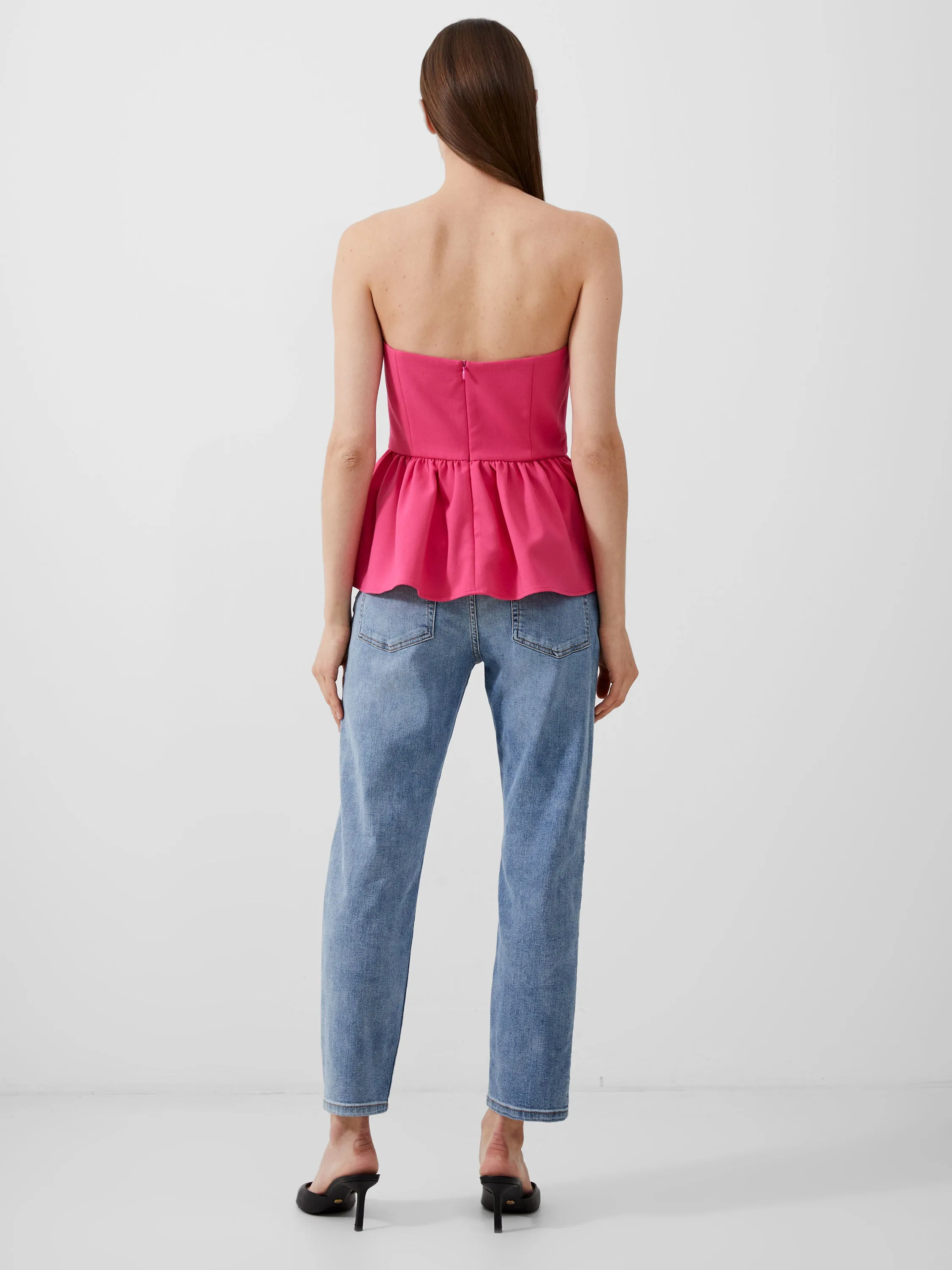 Whisper Strapless Peplum Top sold by French Connection product image thumbnail 4