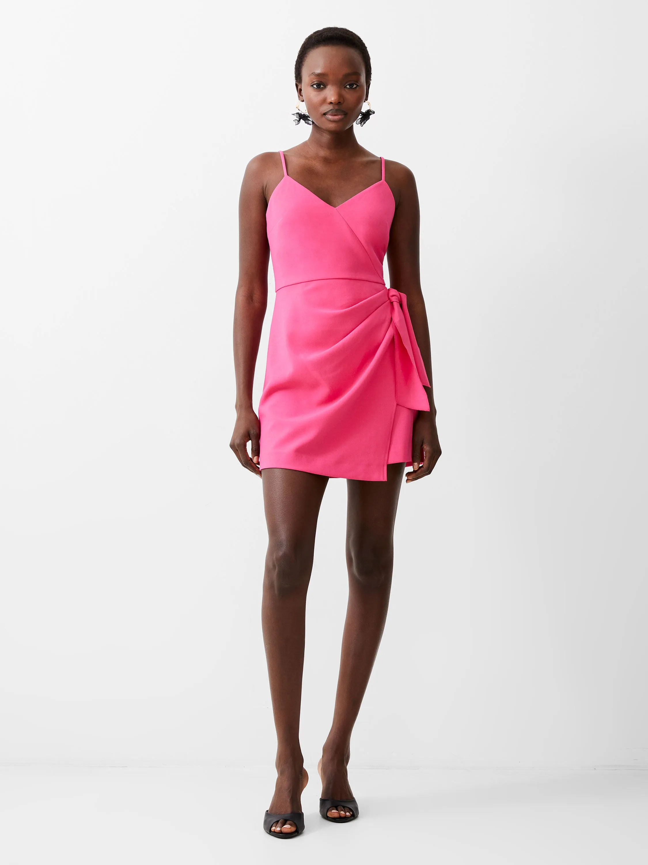 Whisper V Neck Bow Envelope Dress sold by French Connection product image thumbnail 2